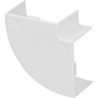 Изображение товара Угол внешний для кабель канала КМП IEK 40x25 мм белый 4 шт
