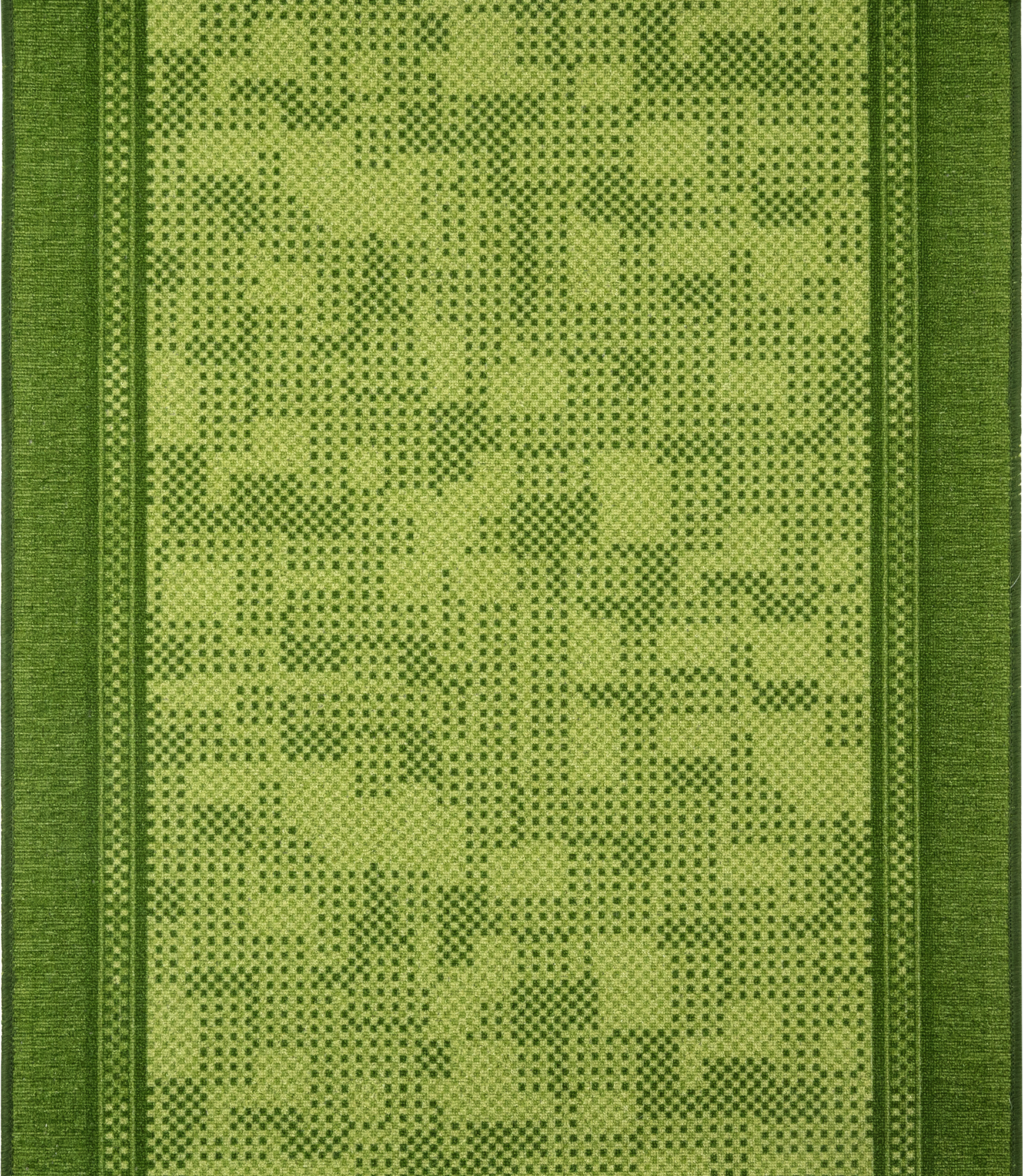 Изображение товара Ковровая дорожка Матрица 60/25, зелёная, 1 м, полиамид