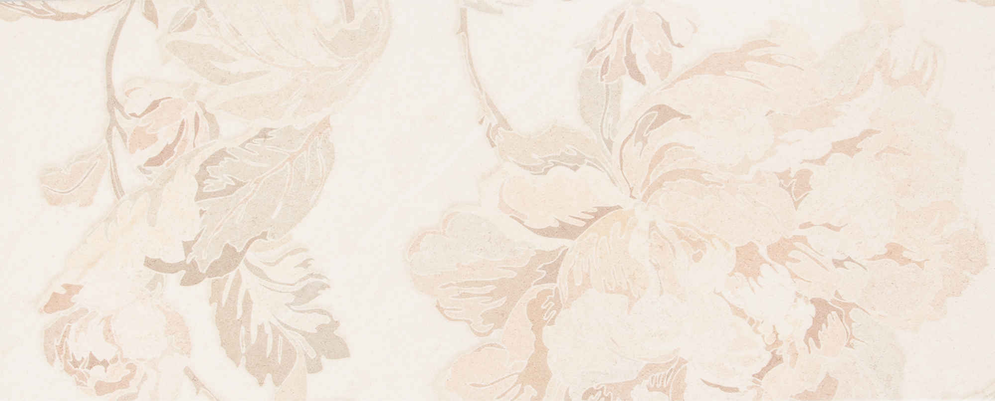 Изображение товара Декор настенный Пиона №1 20x50 см бежевый для кухни и ванной