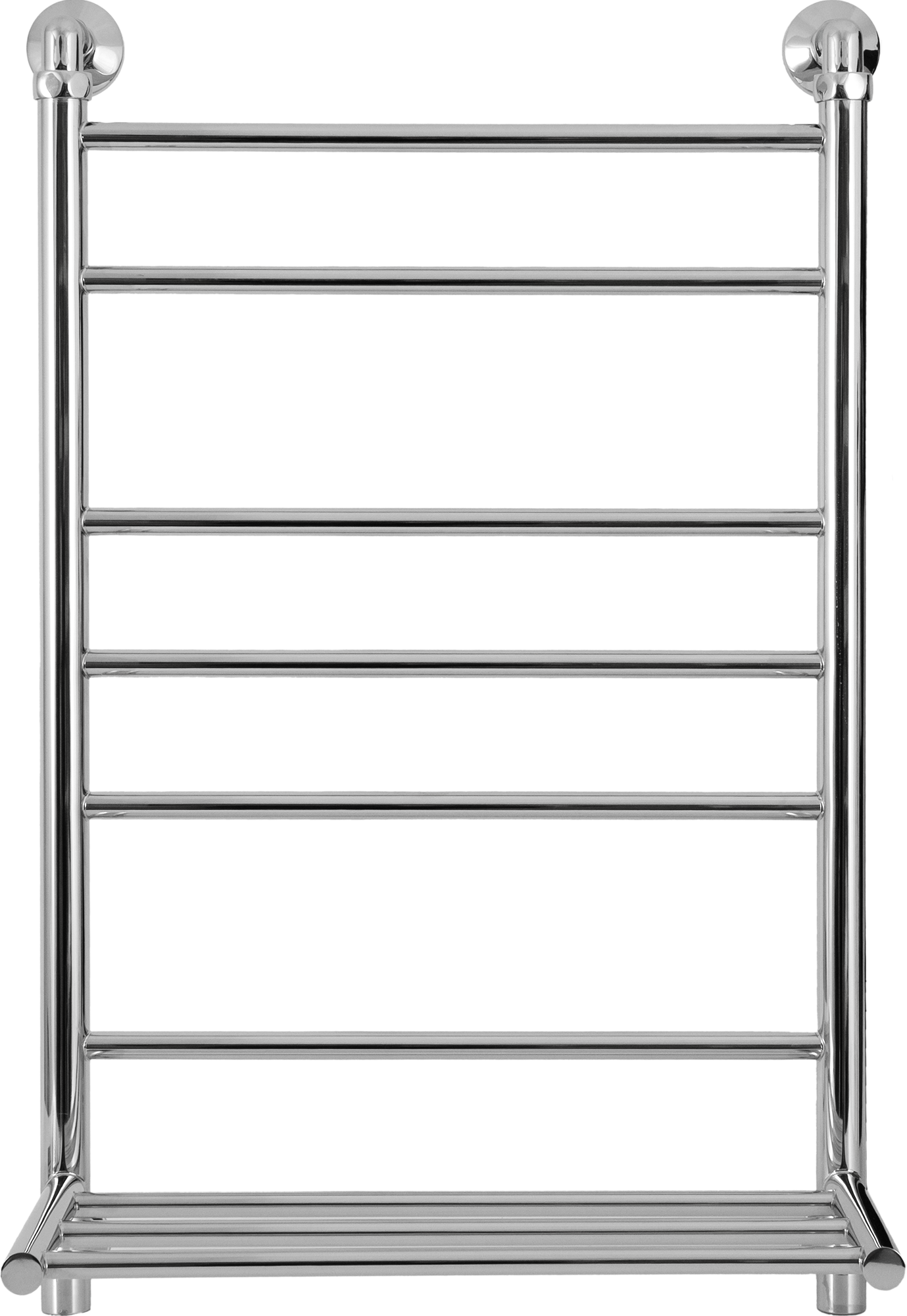 Изображение товара Полотенцесушитель водяной с полкой М10 80x50 см нержавеющая сталь Россия