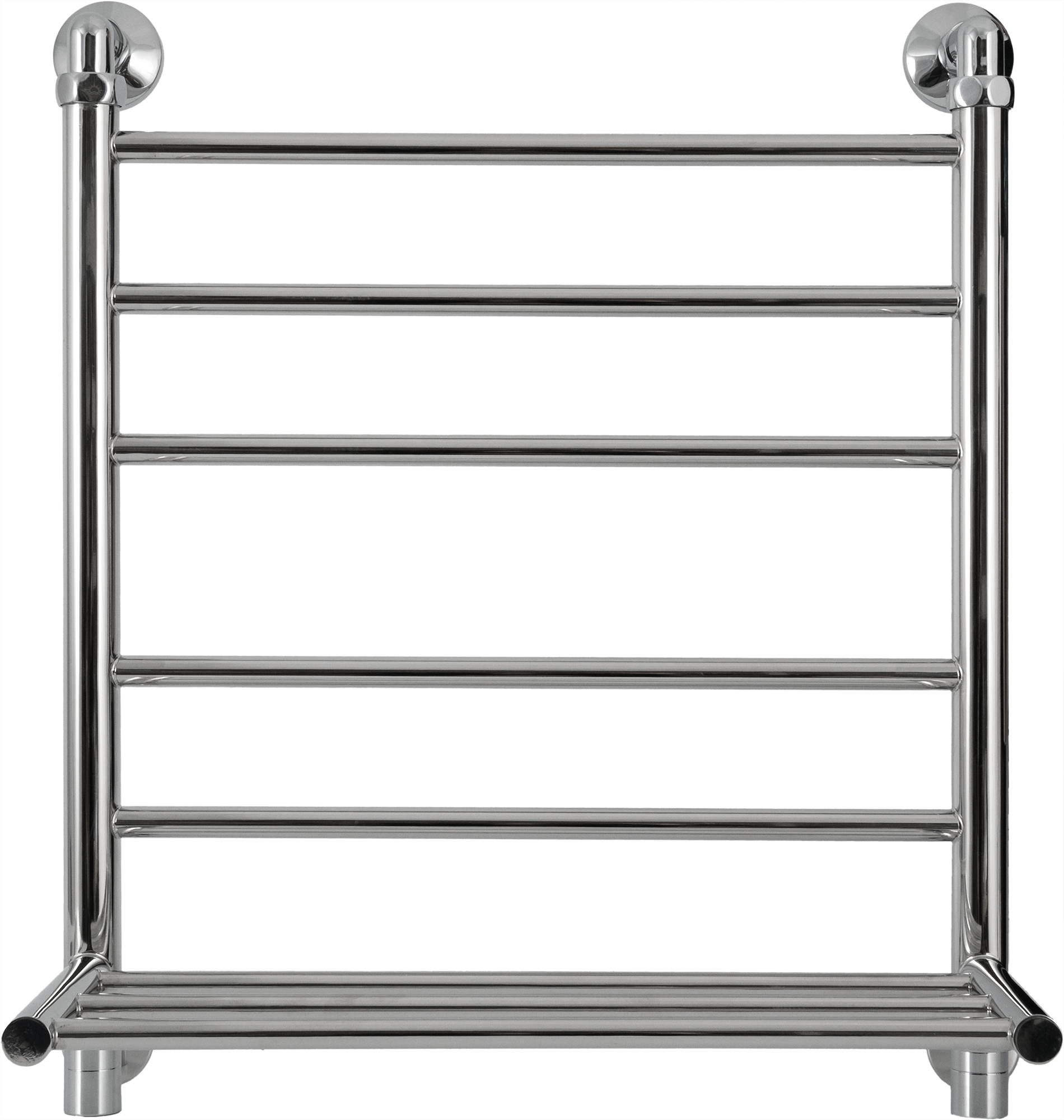 Изображение товара Водяной полотенцесушитель с полкой М10 60x50 см нержавеющая сталь Россия