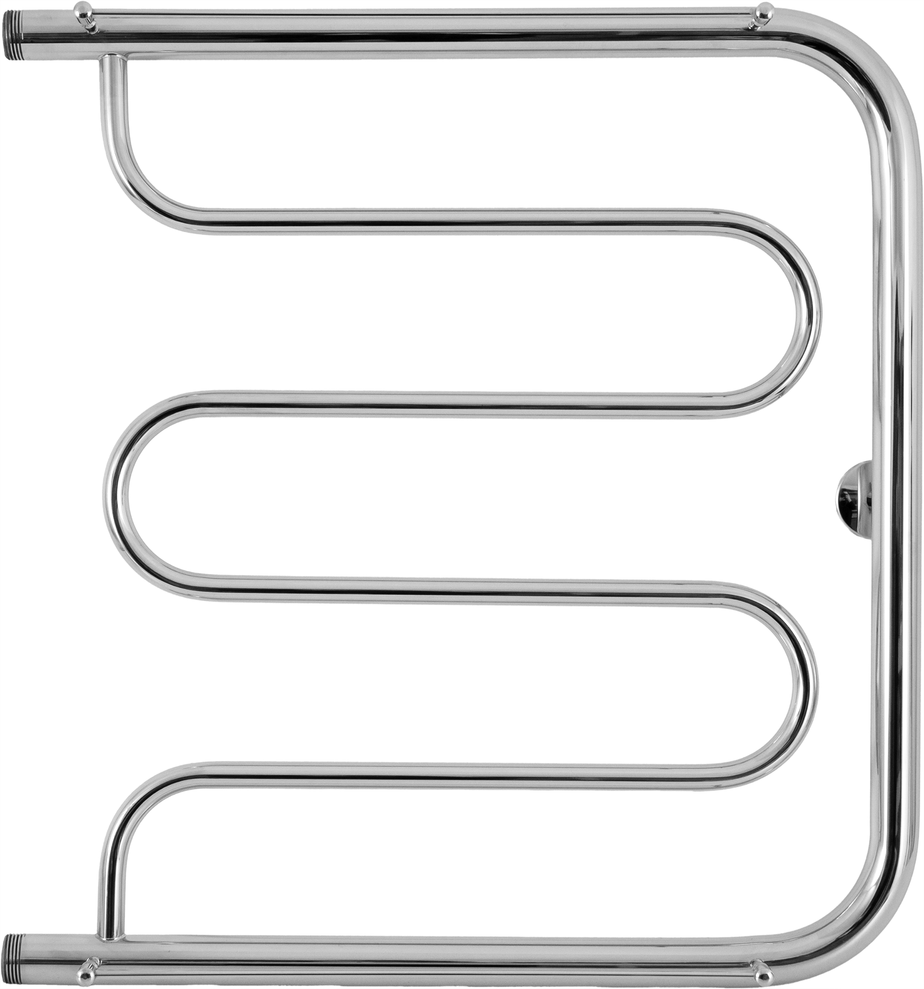 Изображение товара Водяной полотенцесушитель М14 60x60 см из нержавеющей стали гарантия 7 лет