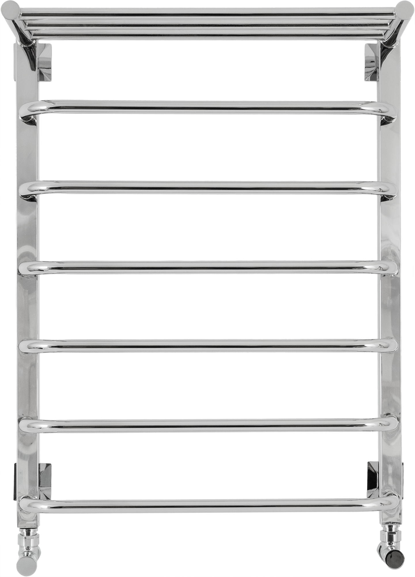 Изображение товара Водяной полотенцесушитель с полкой М9 70x50 см нержавеющая сталь Россия