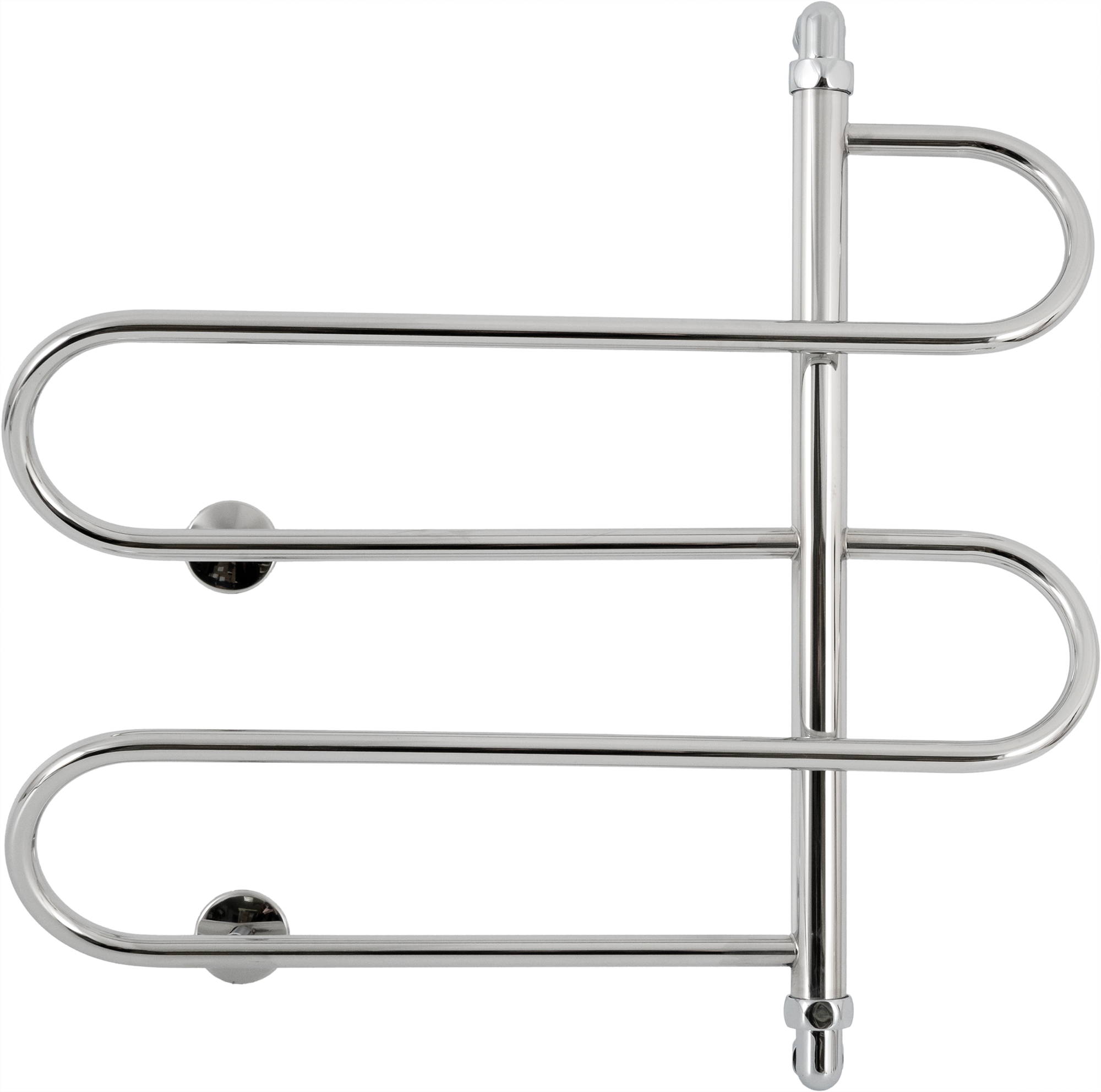 Изображение товара Водяной полотенцесушитель Антенна А 60x60 см из нержавеющей стали