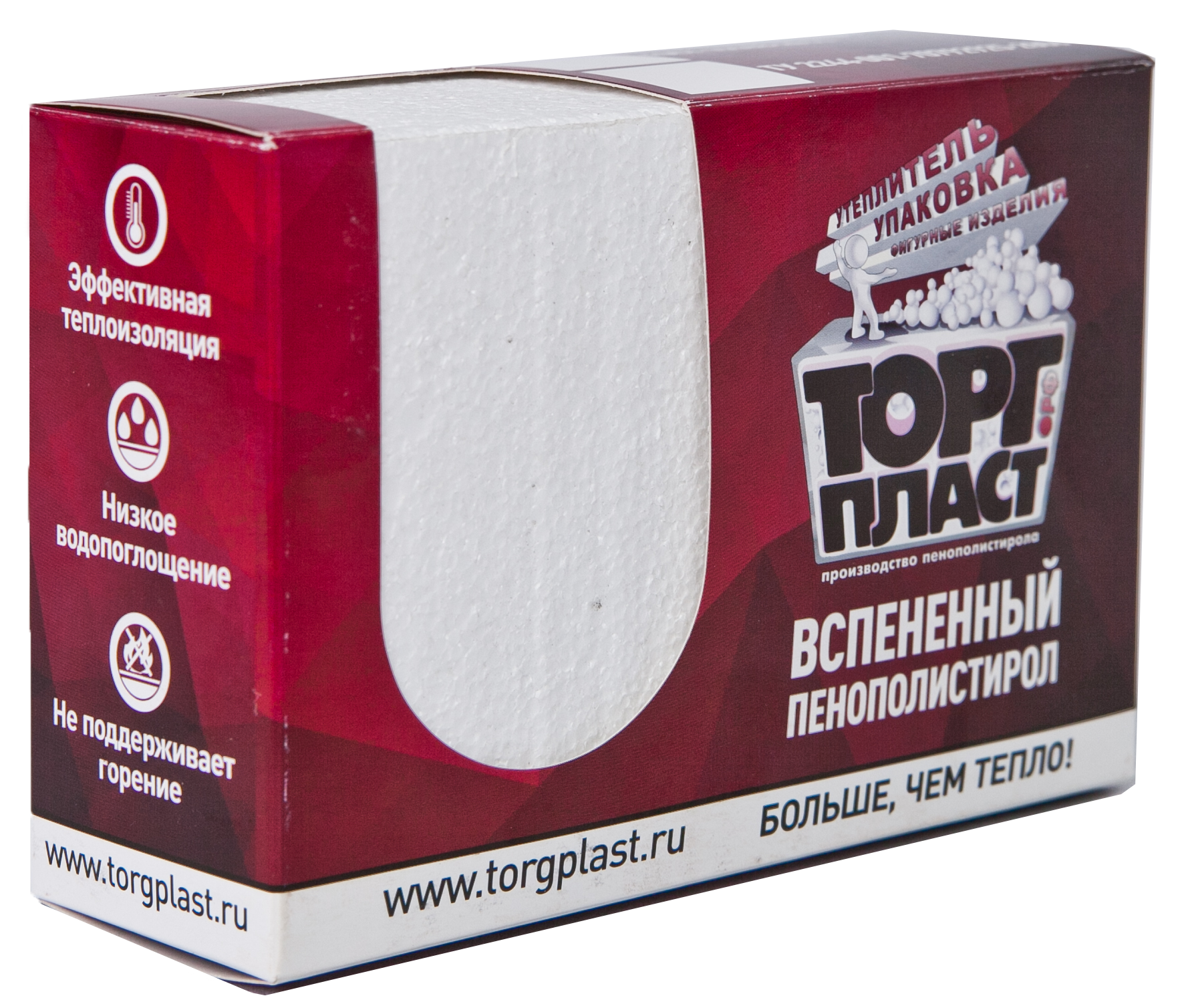 Пенополистирол ППС 16Ф ГОСТ 100x1000x1000 мм