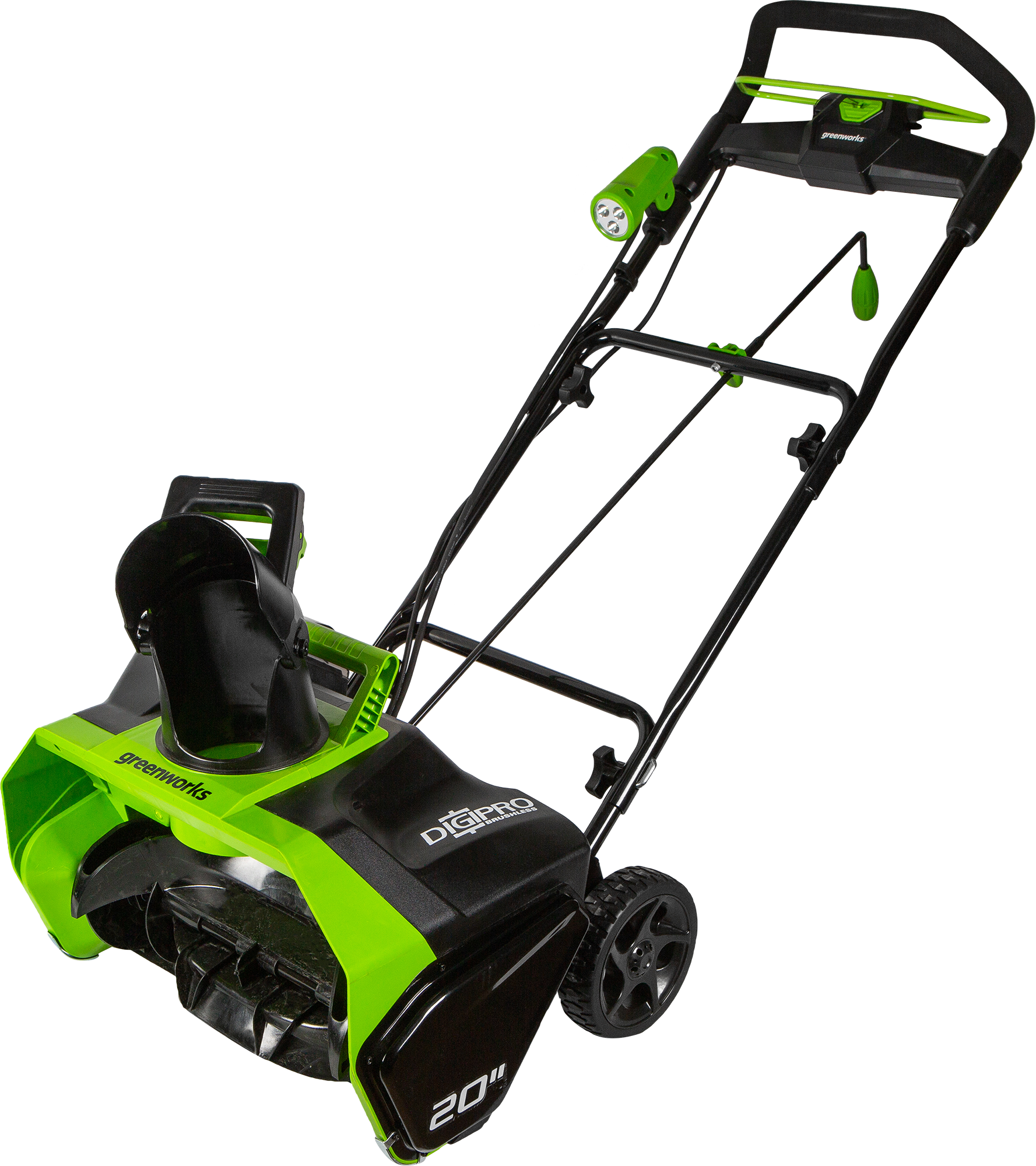 Изображение товара Аккумуляторный снегоуборщик Greenworks GD40SB 40 В 2 аккумулятора зарядное