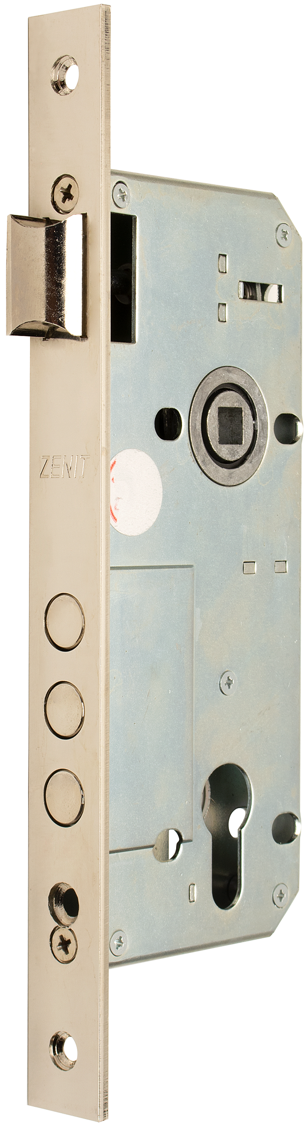 Замок врезной «Зенит» ЗВ4-85, цвет хром