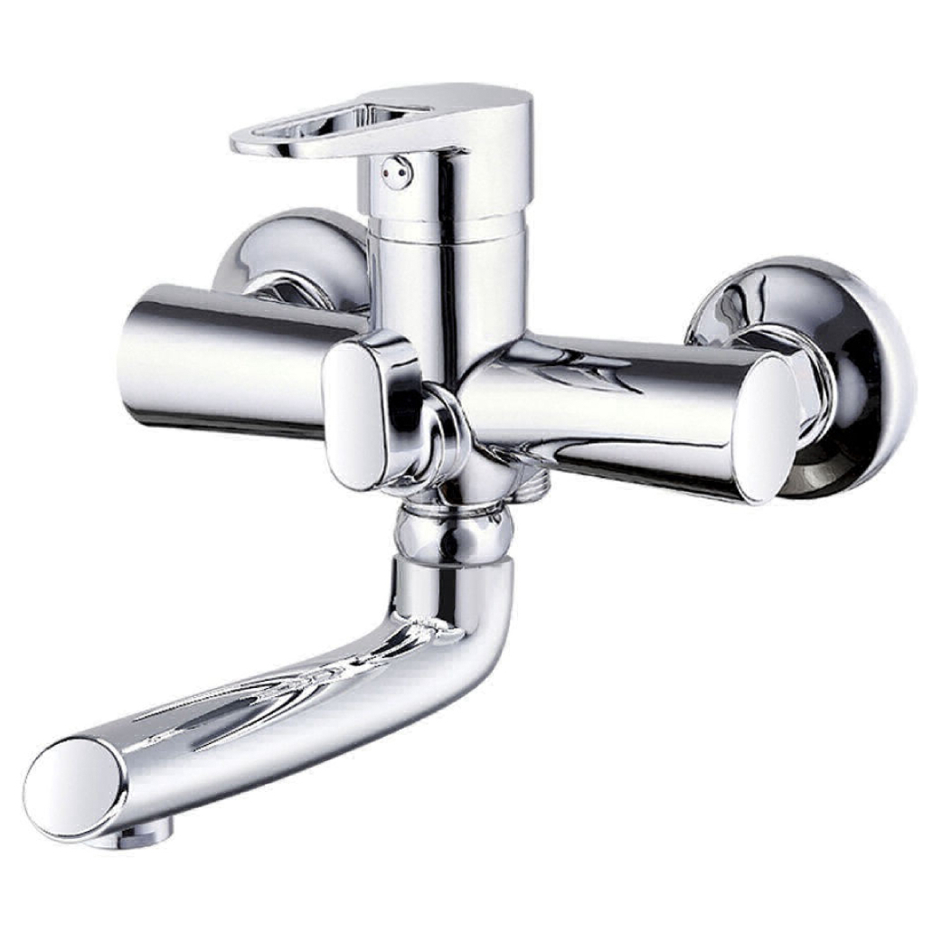 Изображение товара Смеситель для ванны G.Lauf NUD3-A045 с поворотным изливом, латунь, хром