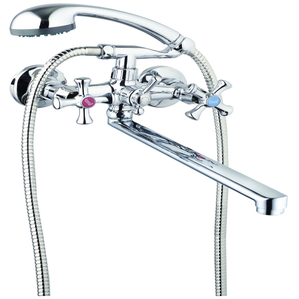 Изображение товара Смеситель для ванны G.lauf QFR7-C827 хром поворотный с экономией воды