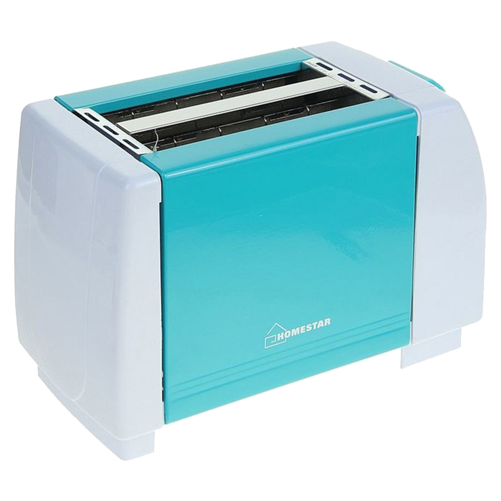 Изображение товара Тостер Homestar HS-2002 бирюзовый 7 степеней прожарки 2 слота