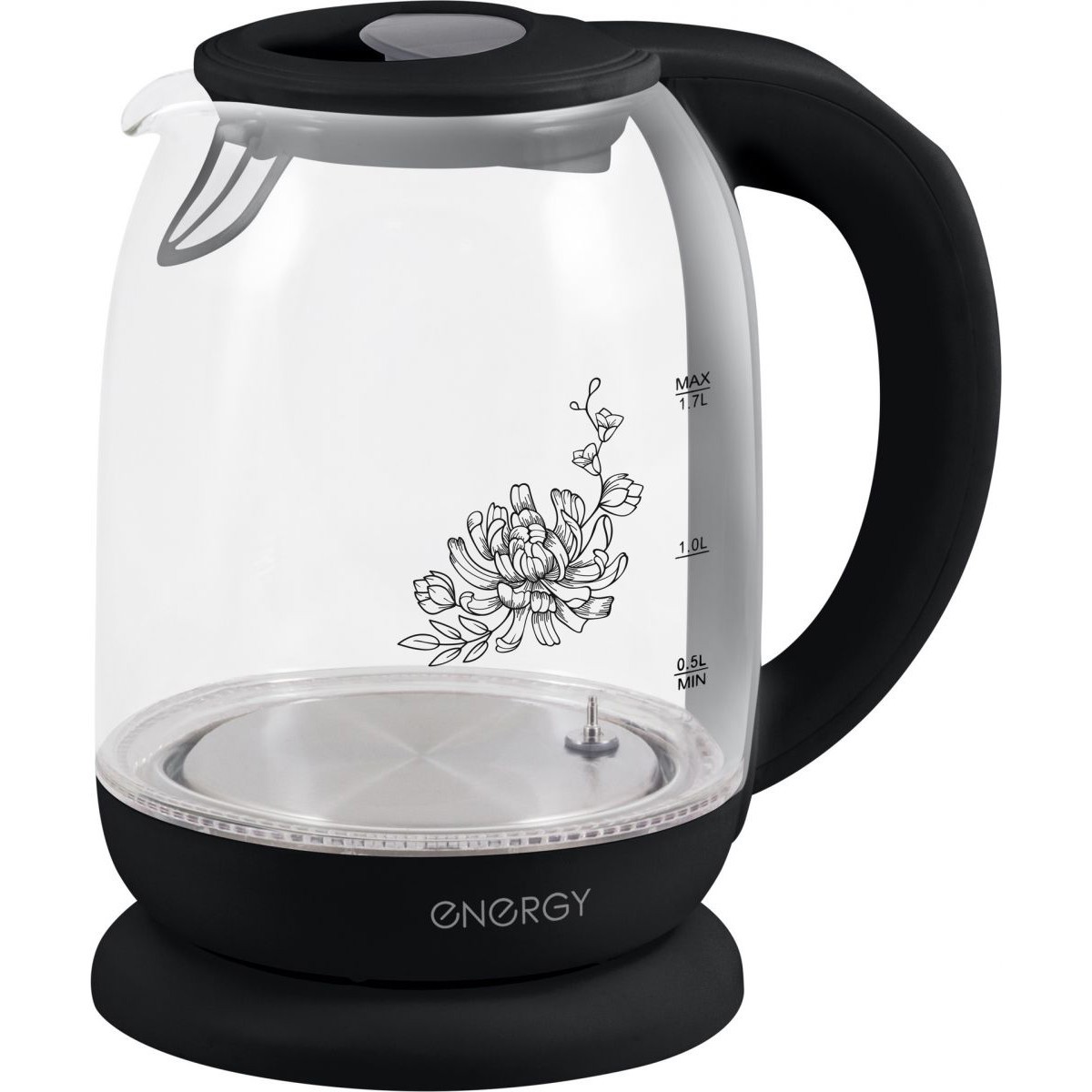 Изображение товара Электрический чайник ENERGY E-286Т 1.7 л термостойкое стекло с управлением