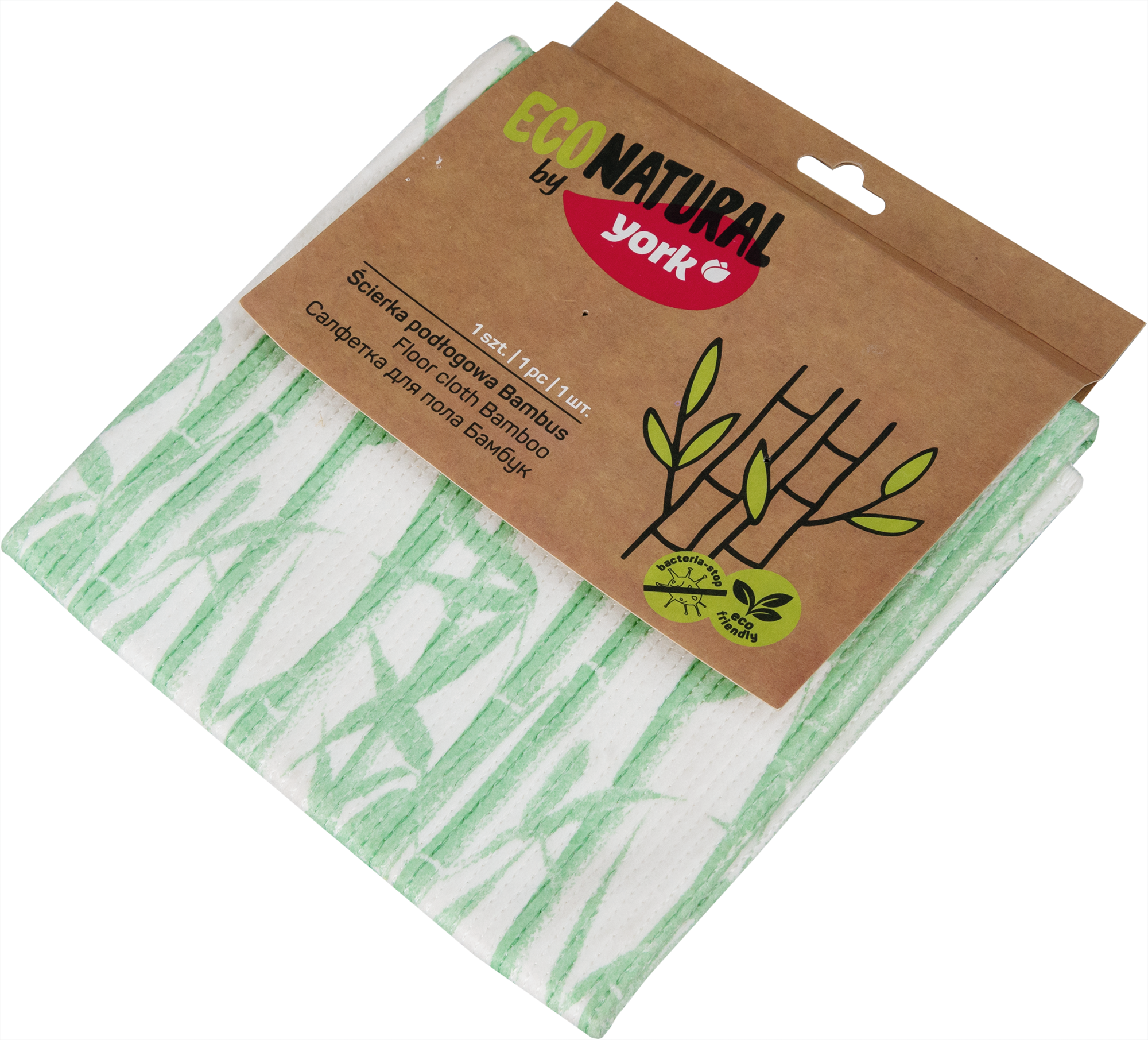 Изображение товара Салфетка для пола York «Eco Natural», бамбук Изображение товара Салфетка для пола York «Eco Natural», бамбук
