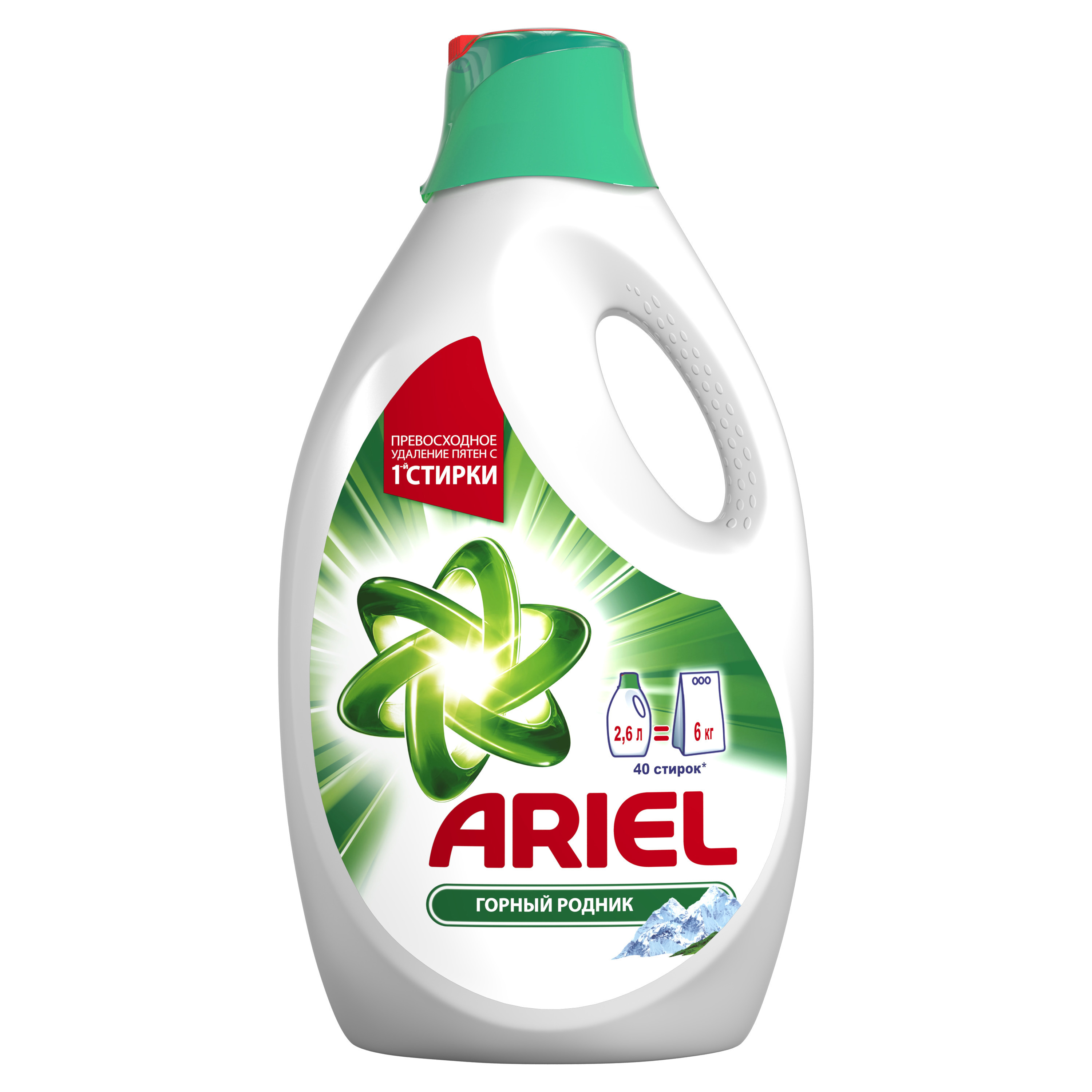 Изображение товара Гель для стирки Ariel «Горный родник» 2.6 л