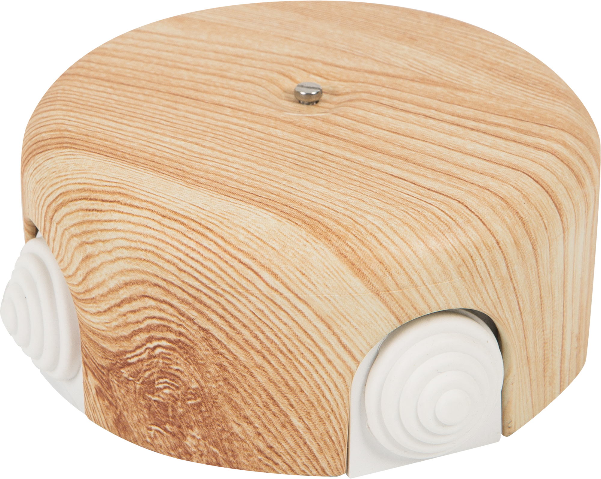 Распределительная коробка открытая Electraline Bironi D110x50 мм 4 ввода IP20 цвет сосна