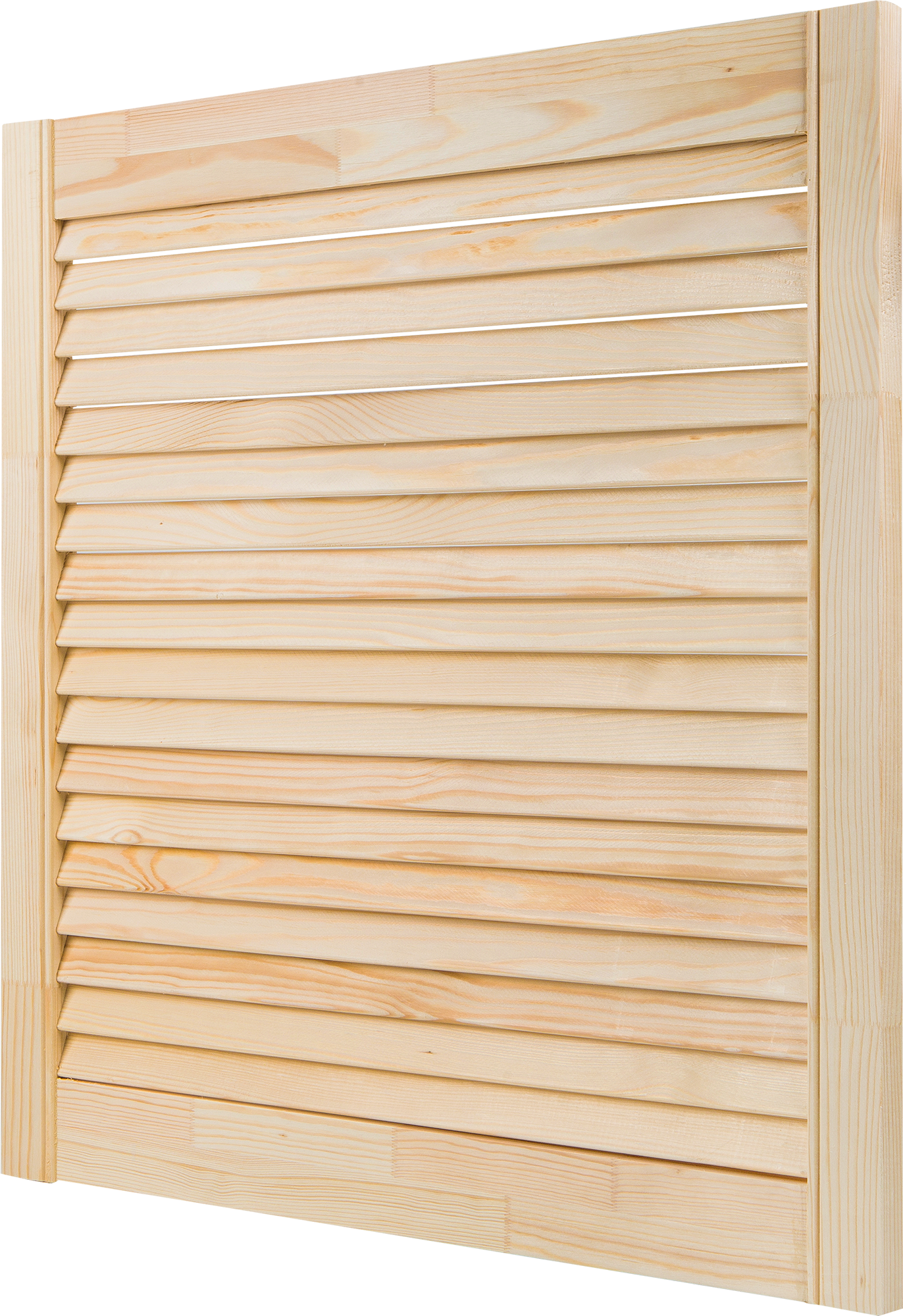 Дверка жалюзийная 605x594x20 мм хвоя сорт А
