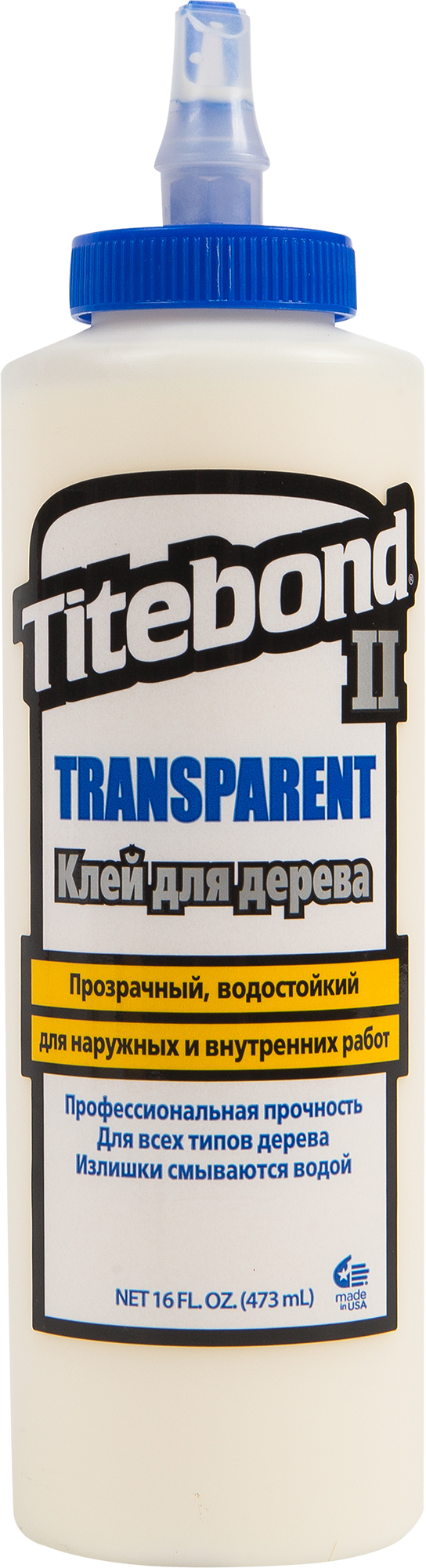 Изображение товара Клей столярный Titebond II влагостойкий прозрачный 473 мл