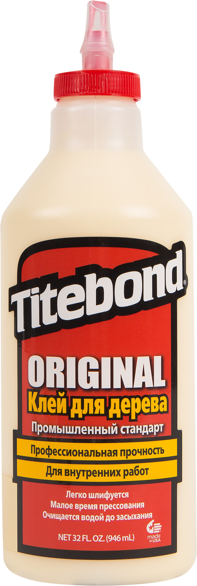 Изображение товара Клей столярный Titebond Original 946 мл для древесины высочайшего качества