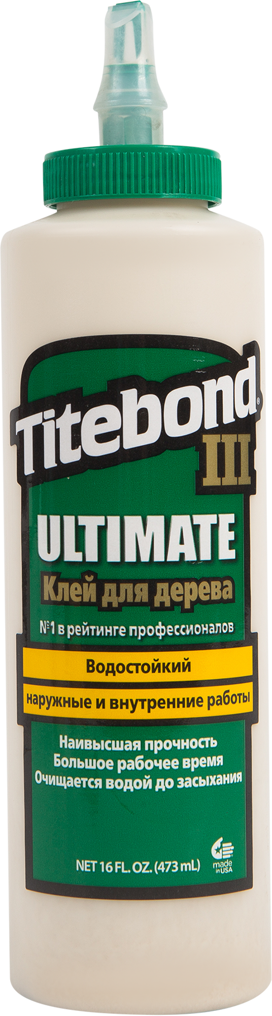 Изображение товара Клей Titebond III Ultimate для дерева влагостойкий 473 мл США