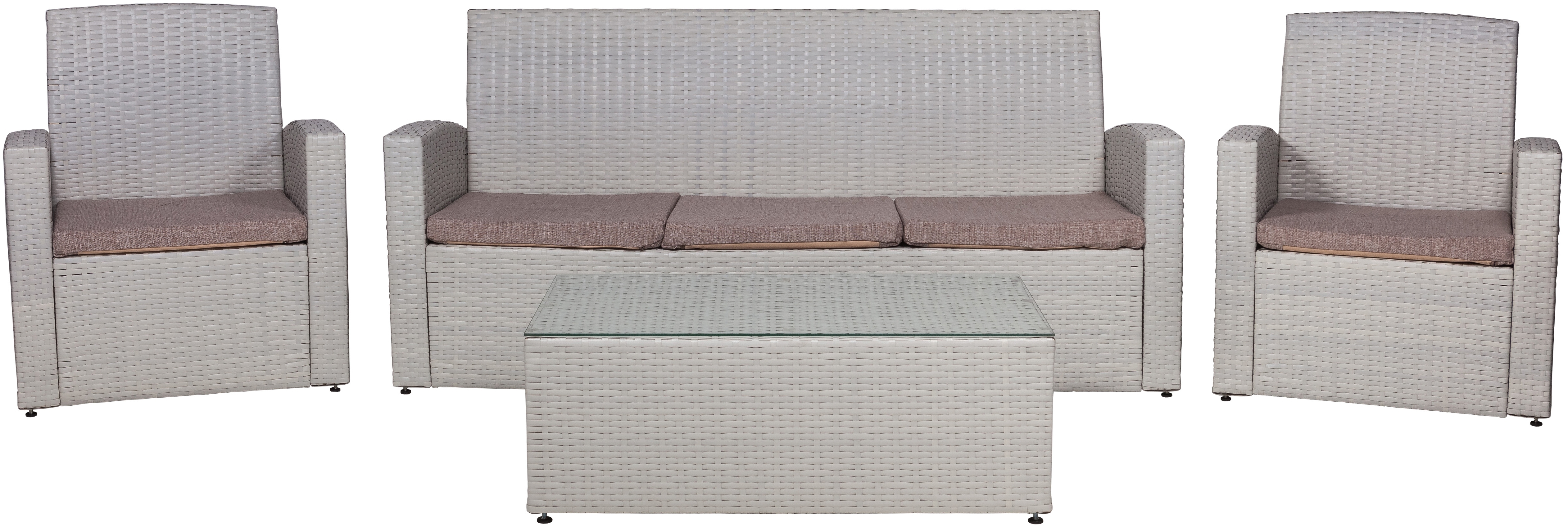 Изображение товара Набор садовой мебели Тунис из искусственного ротанга с подушками