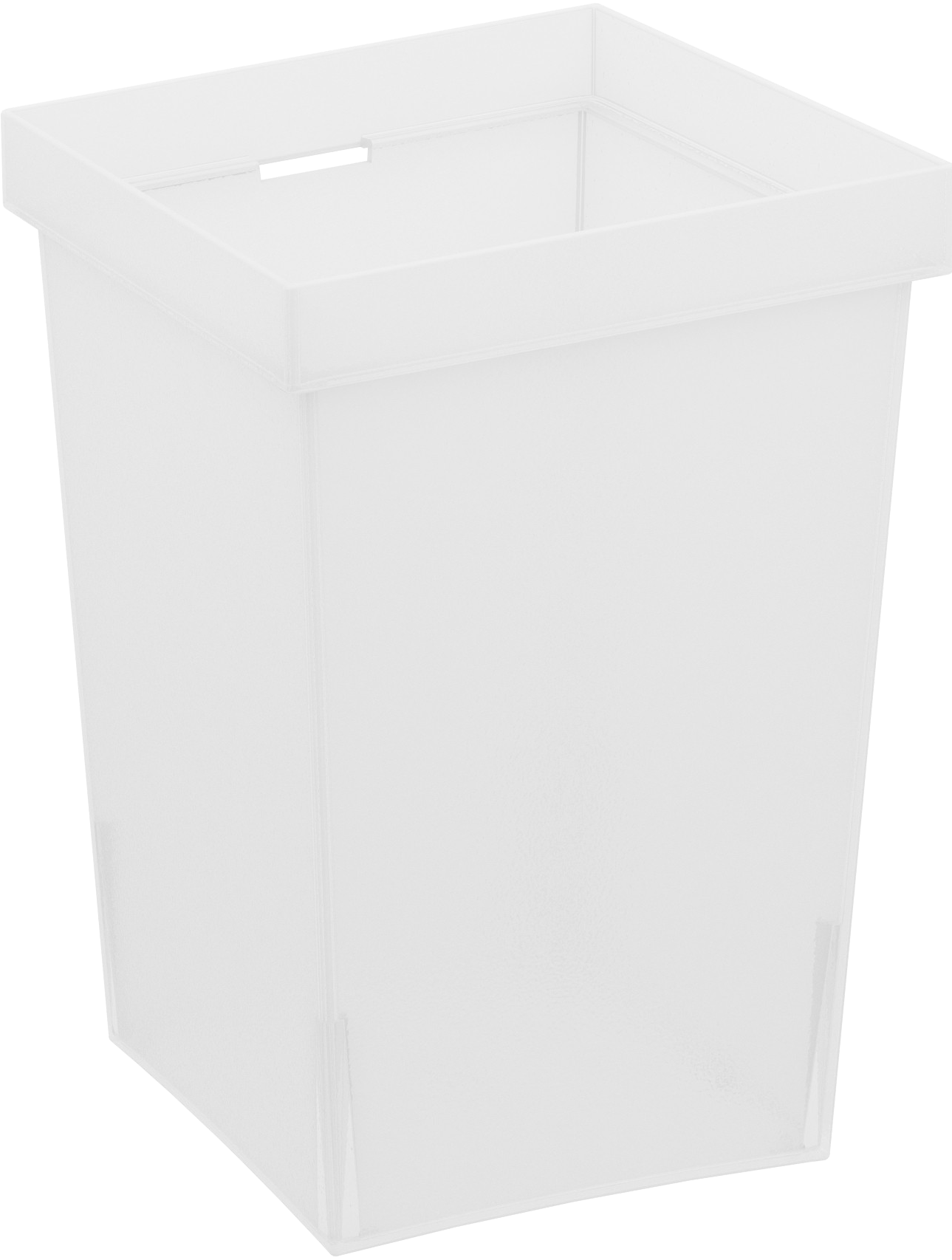 Контейнер для хранения Delinia ID 10x10x14.7 см пластик цвет белый