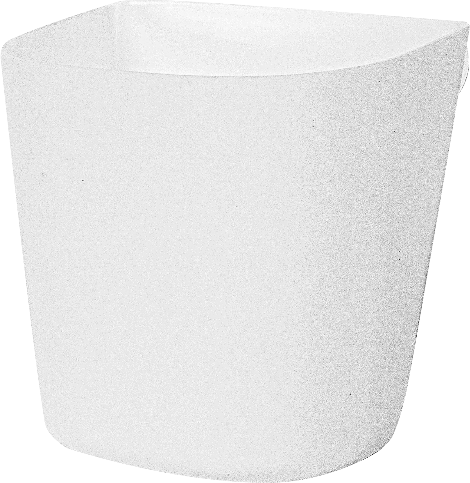 Изображение товара Корзинка навесная на присосках Berossi Krita маленькая цвет белый