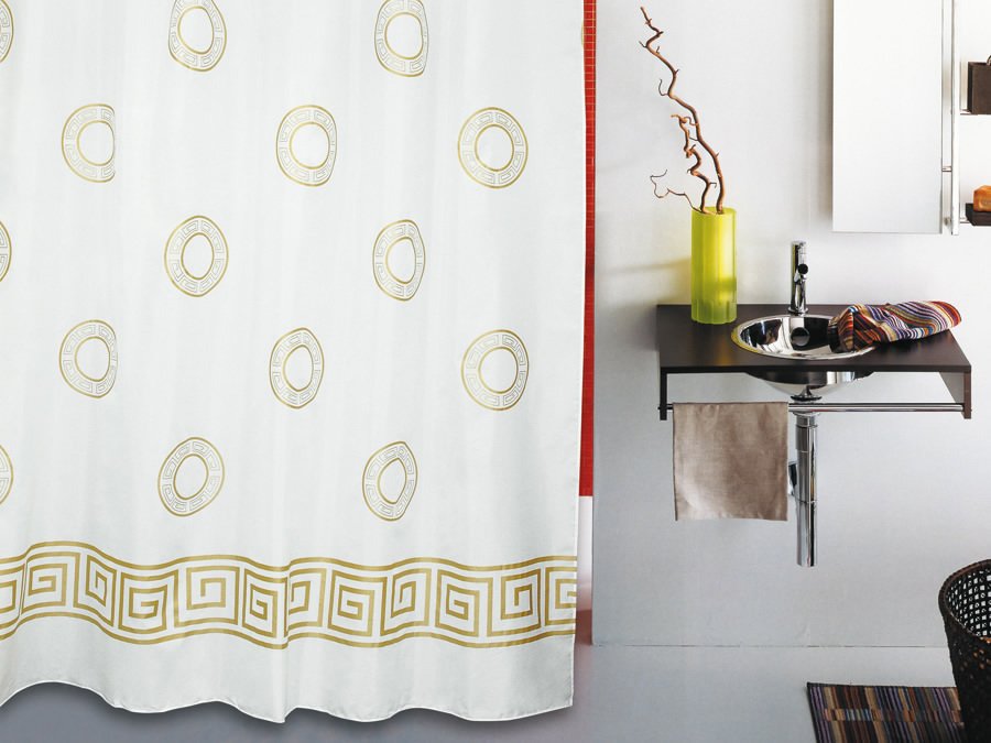 Изображение товара Штора для ванной комнаты «Classic» 180х200 см цвет жёлтый