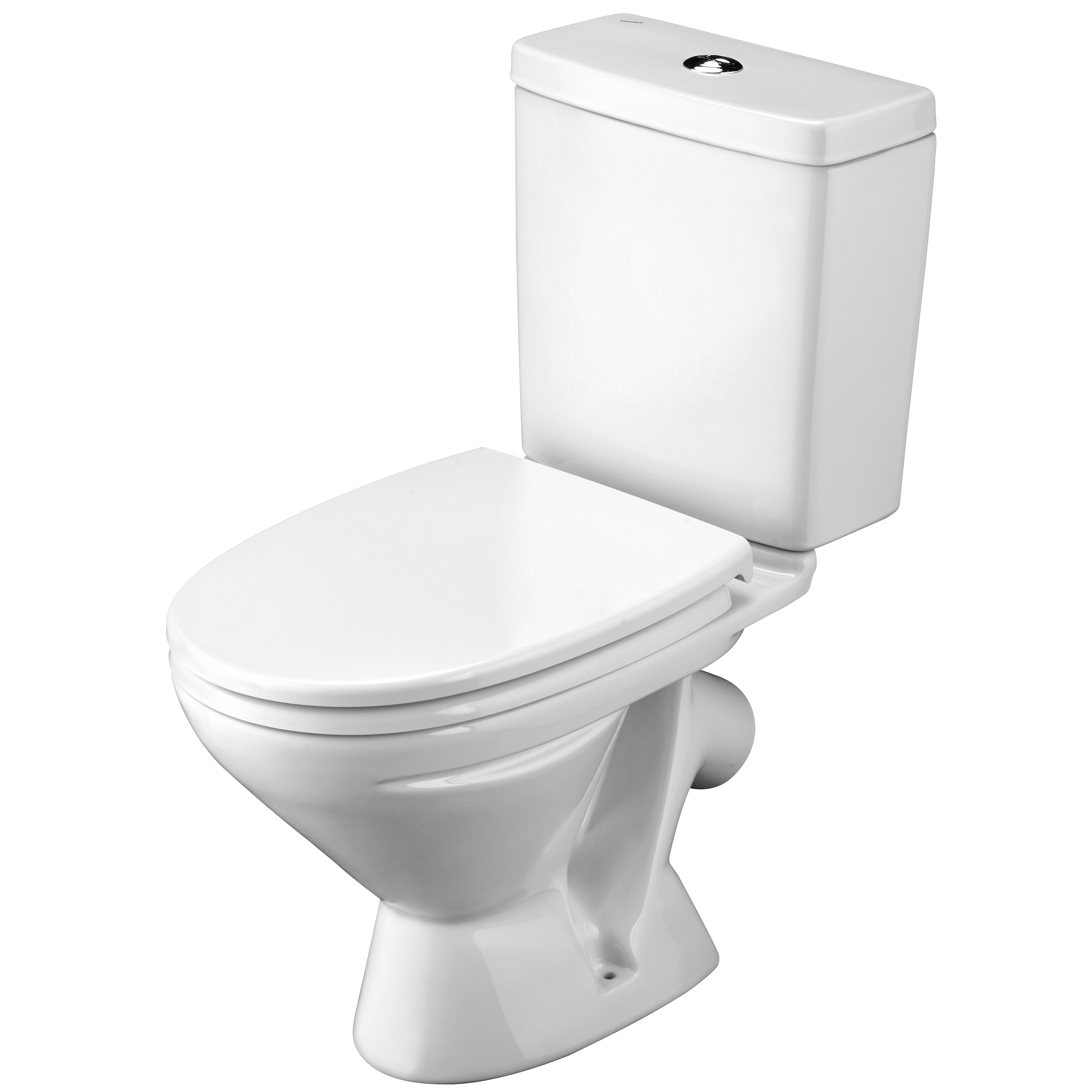 Изображение товара Унитаз напольный Santek Лига с косым выпуском двойным сливом