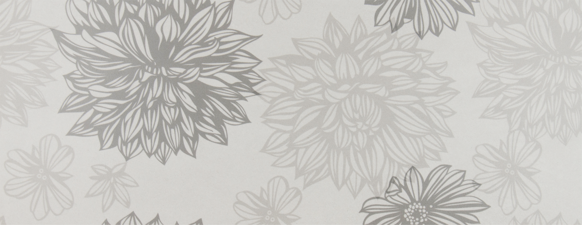 Изображение товара Плитка настенная Osaka Flower 20x50 см серого цвета для ванной и кухни