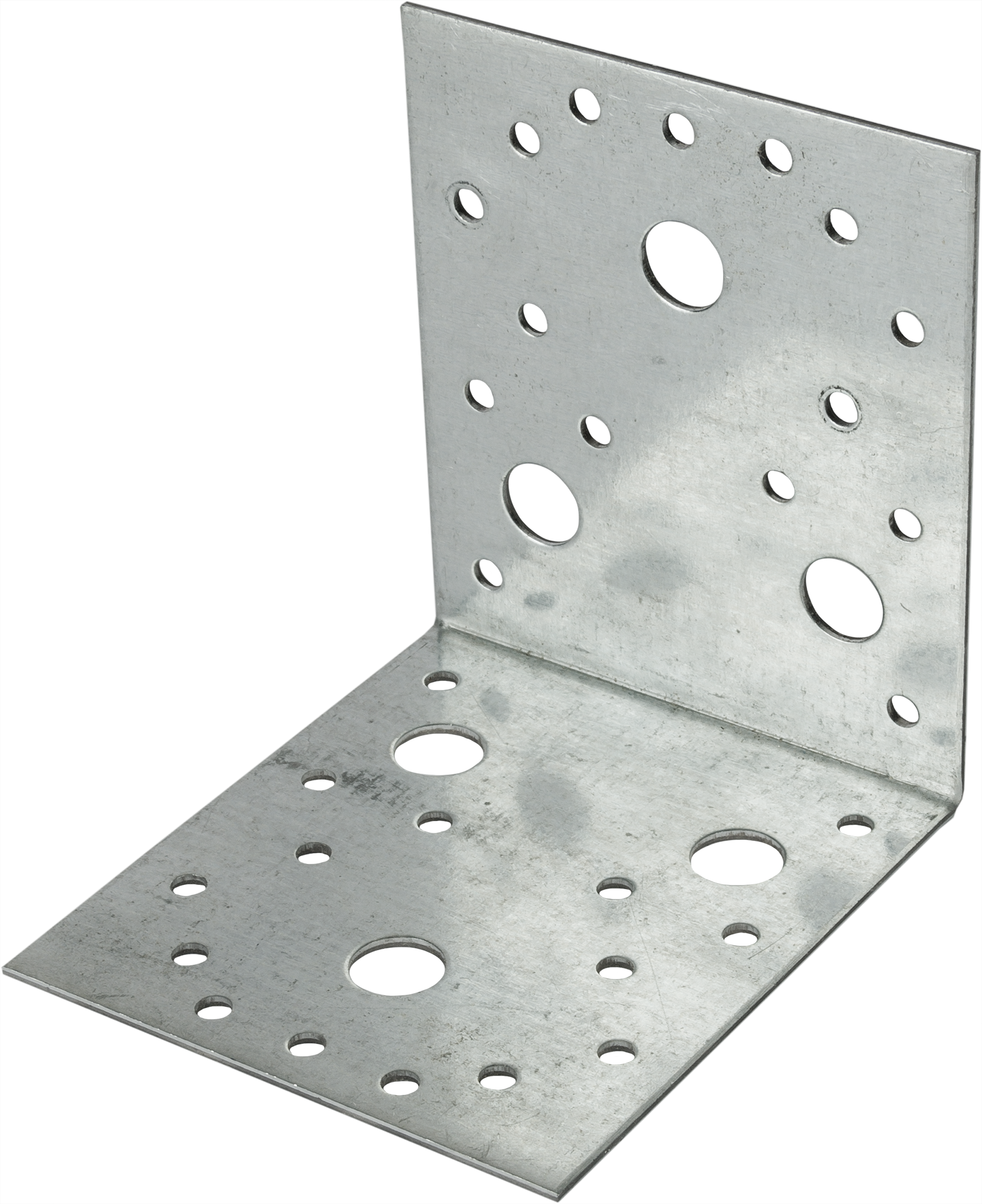 Изображение товара Угол крепежный KU 105x105x90x1.8 оцинкованная сталь цвет серебро