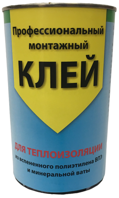 Изображение товара Клей для теплоизоляции из ВПЭ и минеральной ваты влагостойкий 0.8 кг Россия