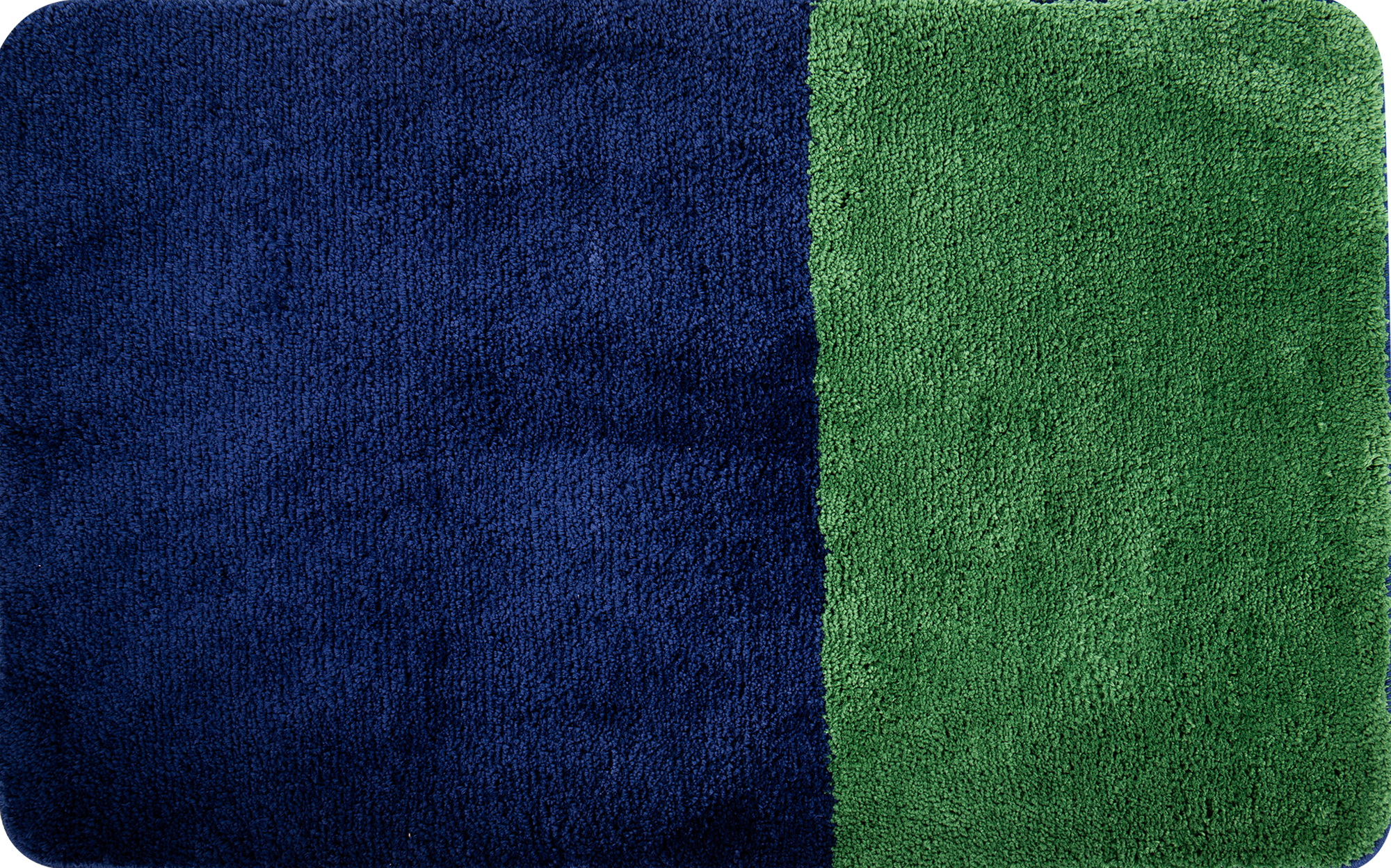 Изображение товара Коврик для ванной комнаты Halle 50x80 см цвет синий/зелёный