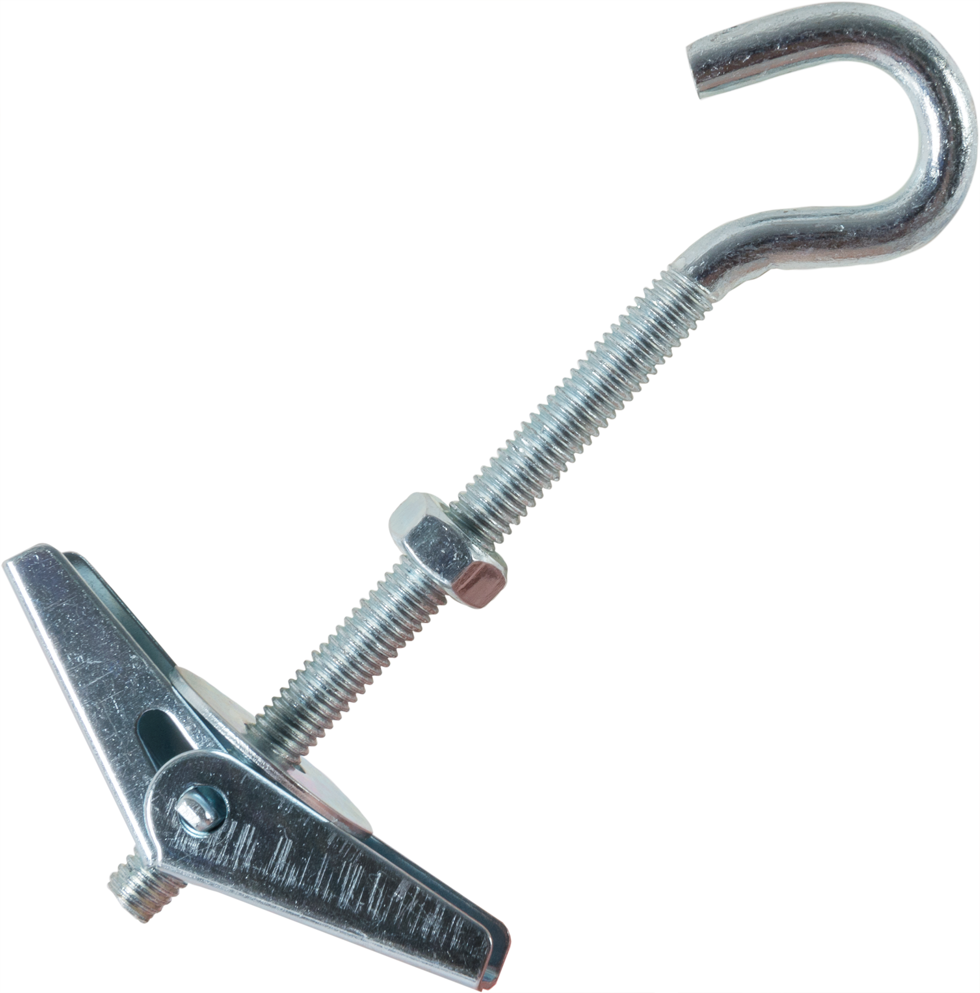 Анкер складной пружинный М6 с крюком 60x75 мм