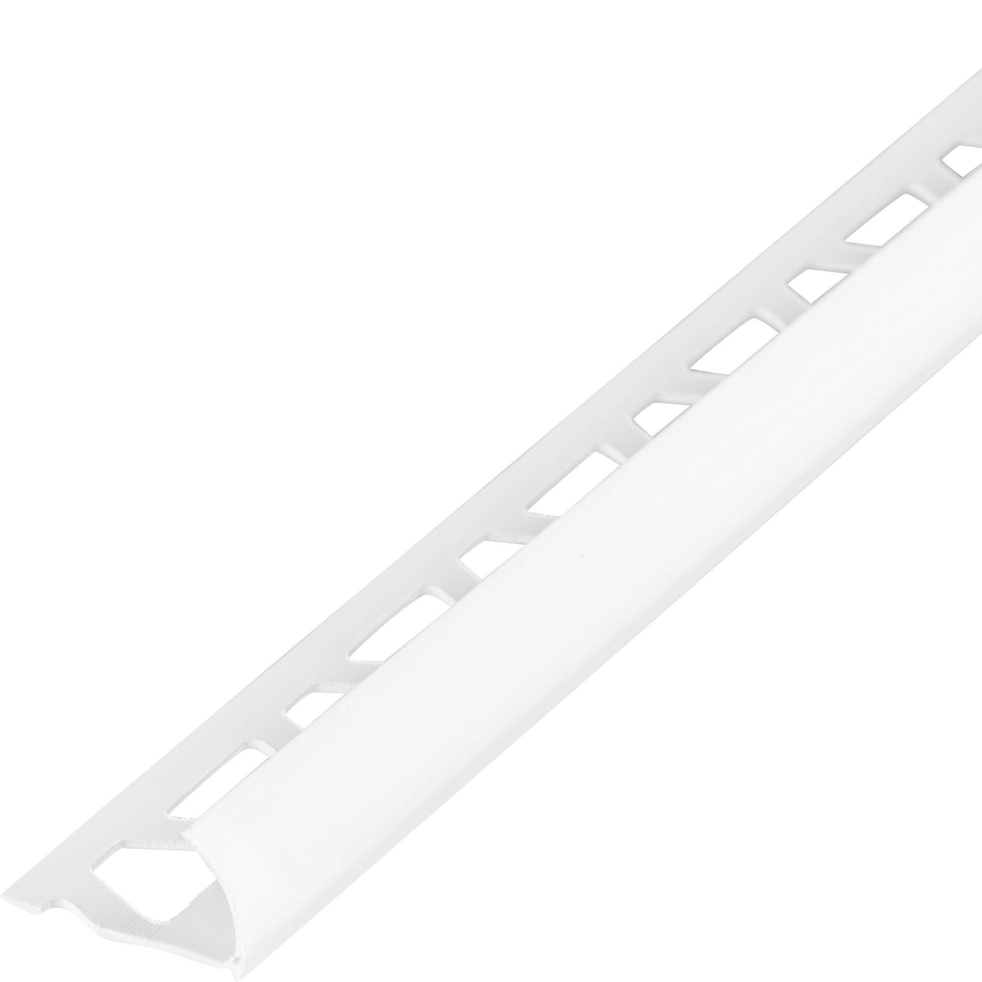 Изображение товара Уголок наружный Ideal глянцевый 10 мм белый 250 см для облицовки