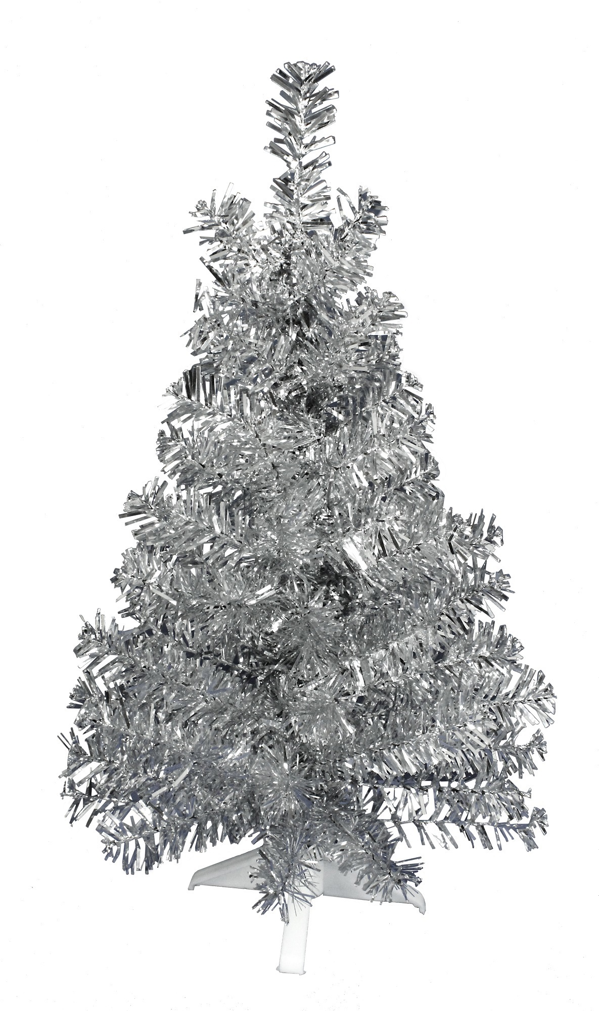 Изображение товара Искусственная новогодняя елка 30 см серебристая миниатюрная декор для интерьера