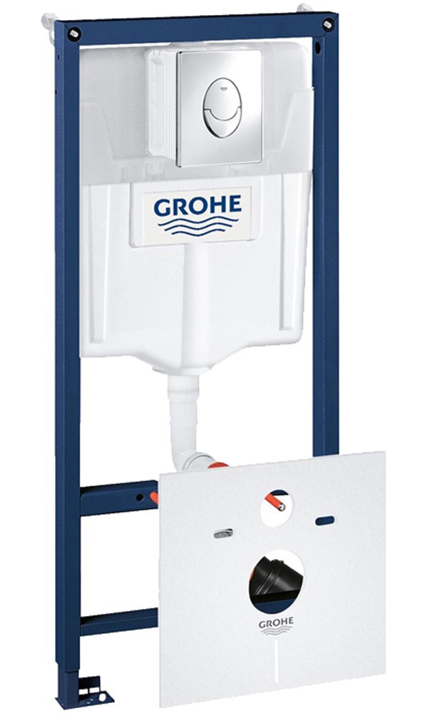 Изображение товара Инсталляция для унитаза Grohe Rapid SL 38750001 надежная и удобная установка