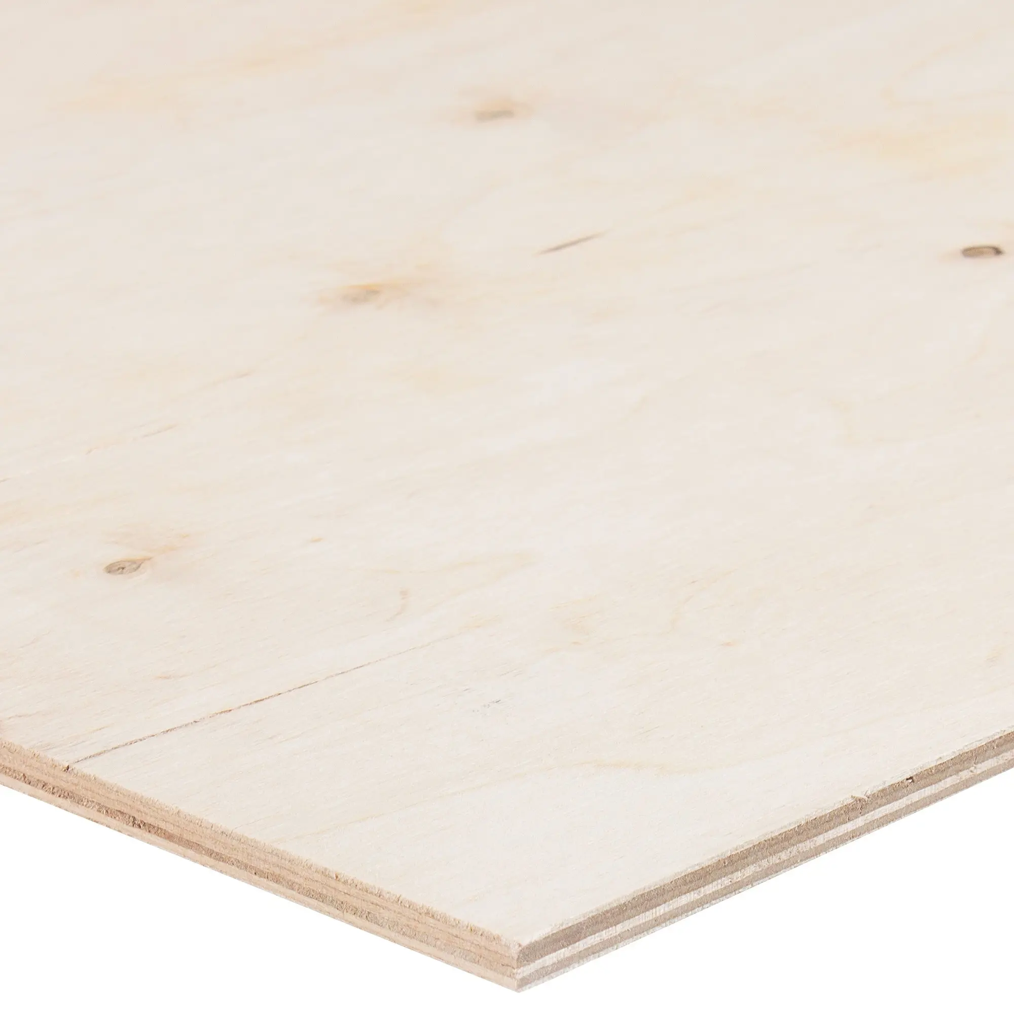 Фанера 8 мм нешлифованная 1525x1525 мм ФК сорт 4/4 2.325 м²