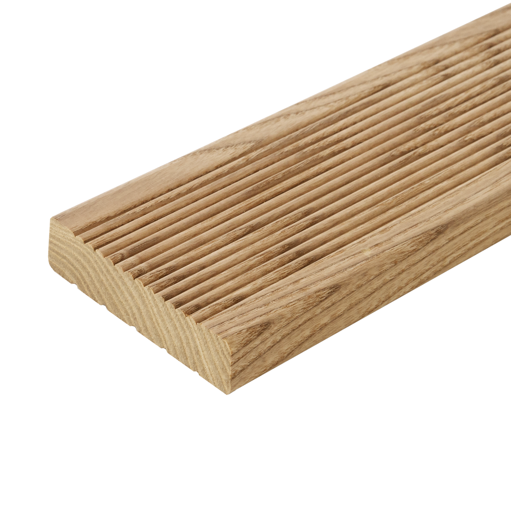 Изображение товара Террасная доска Термо-Ясень Оптима 2000х90х20 мм Вельвет 0.18 м²