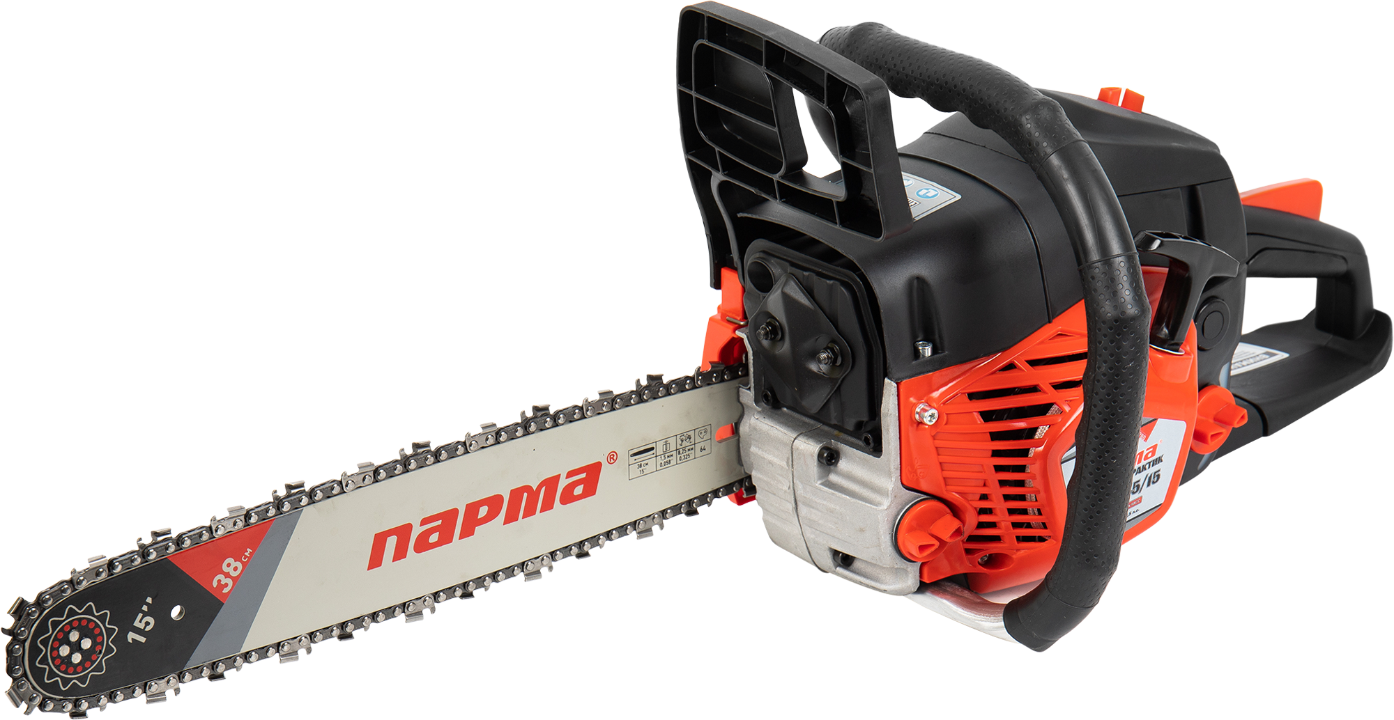 Изображение товара Бензопила Парма Практик БП 045/15 2.5 л.с шина 38 см для бытовых работ