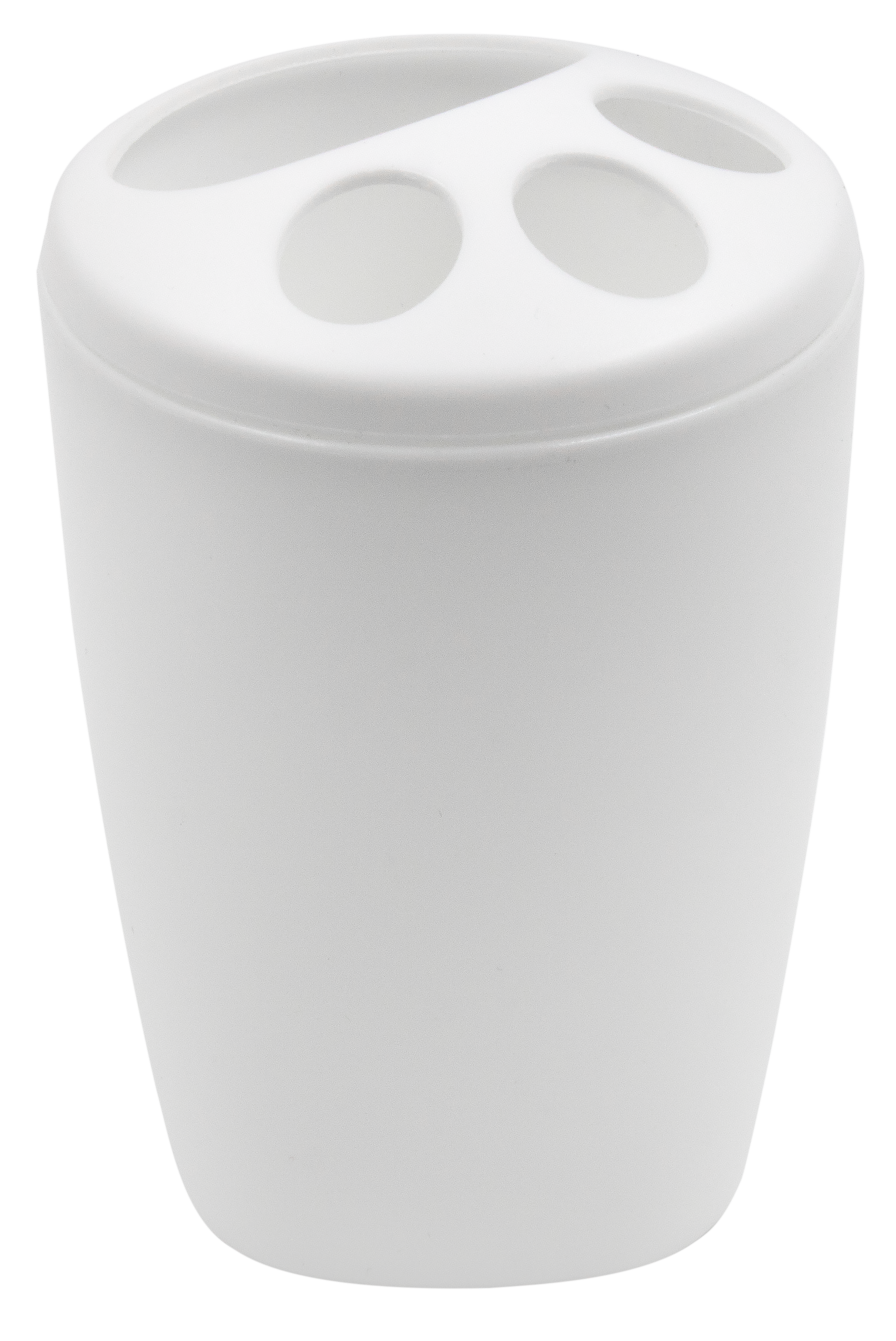 Изображение товара Подставка для зубных щеток Berossi Aqua пластиковая белая компактная