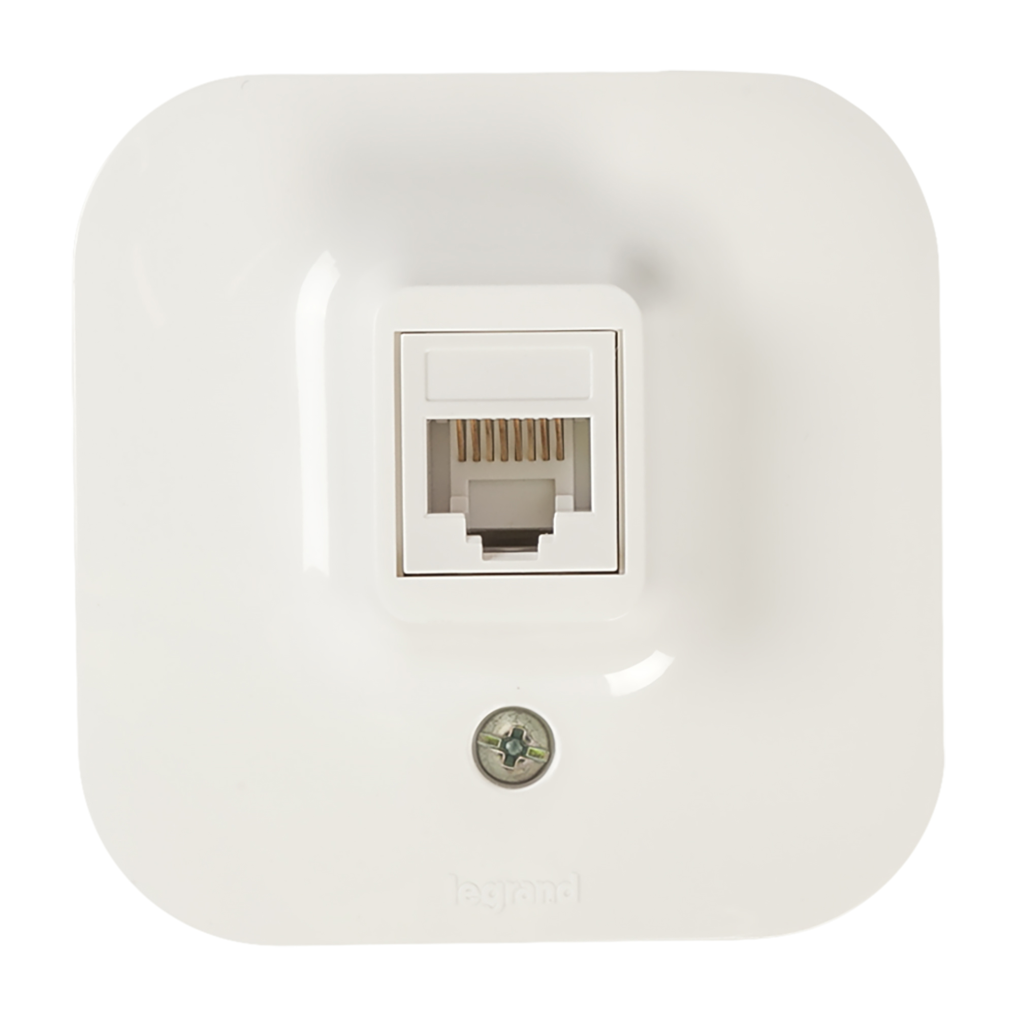 Изображение товара Розетка компьютерная RJ45 категории 5e UTP Legrand Quteo IP20 белая