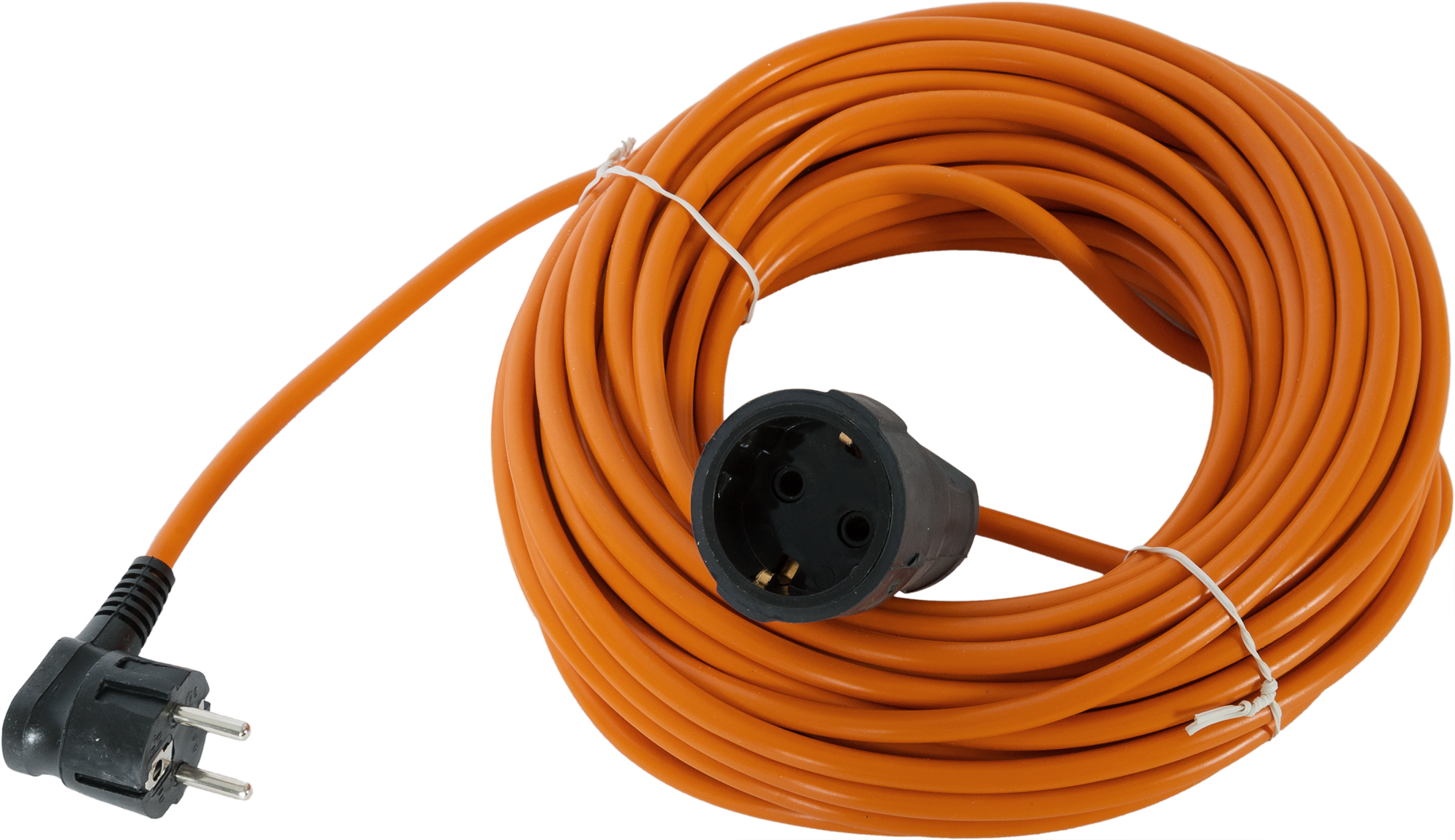 Изображение товара Удлинитель-шнур садовый 1 розетка 20 м 2200 Вт с заземлением оранжевый