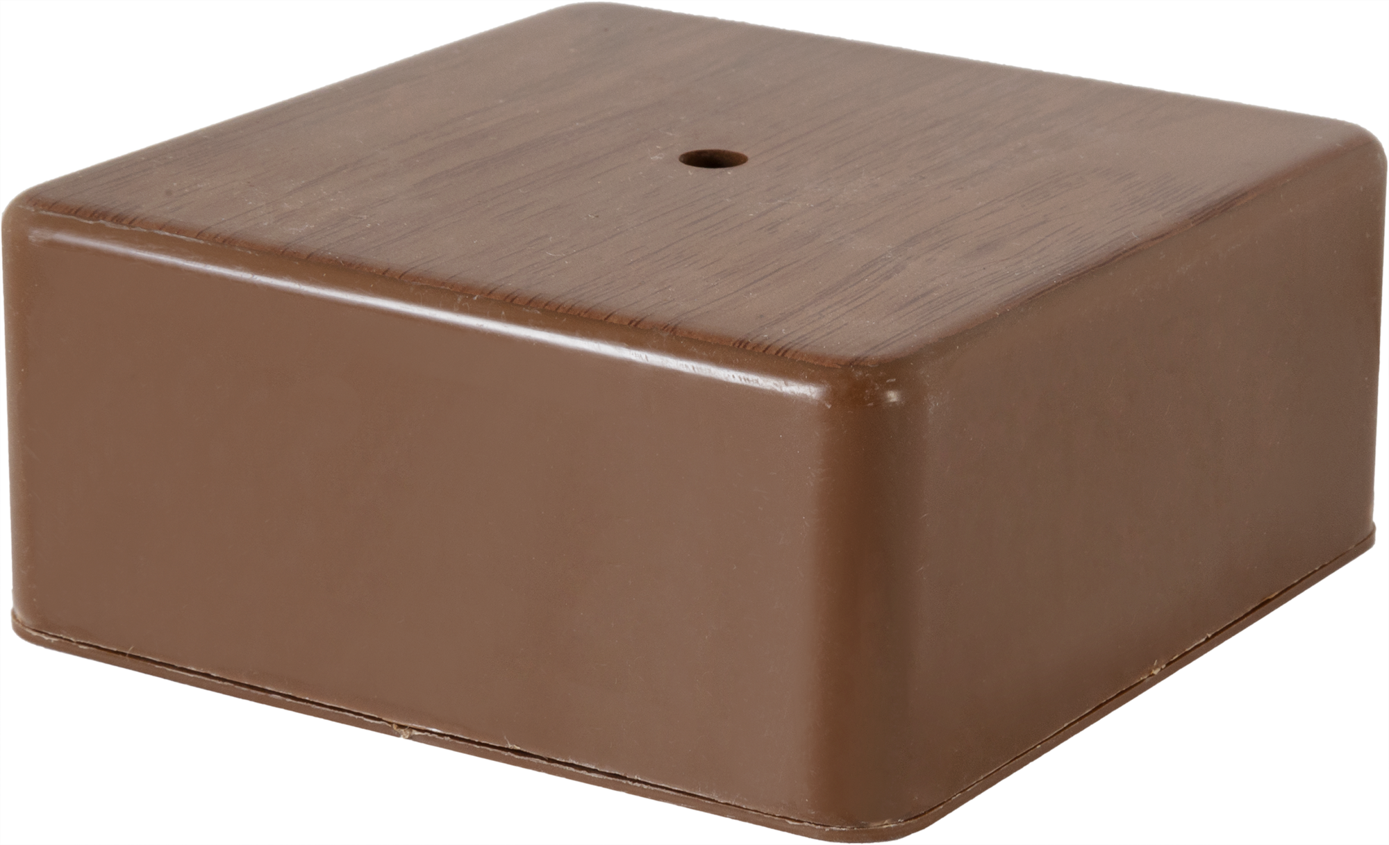 Распределительная коробка открытая IEK 100×100×44 мм 2 ввода IP20 цвет дуб