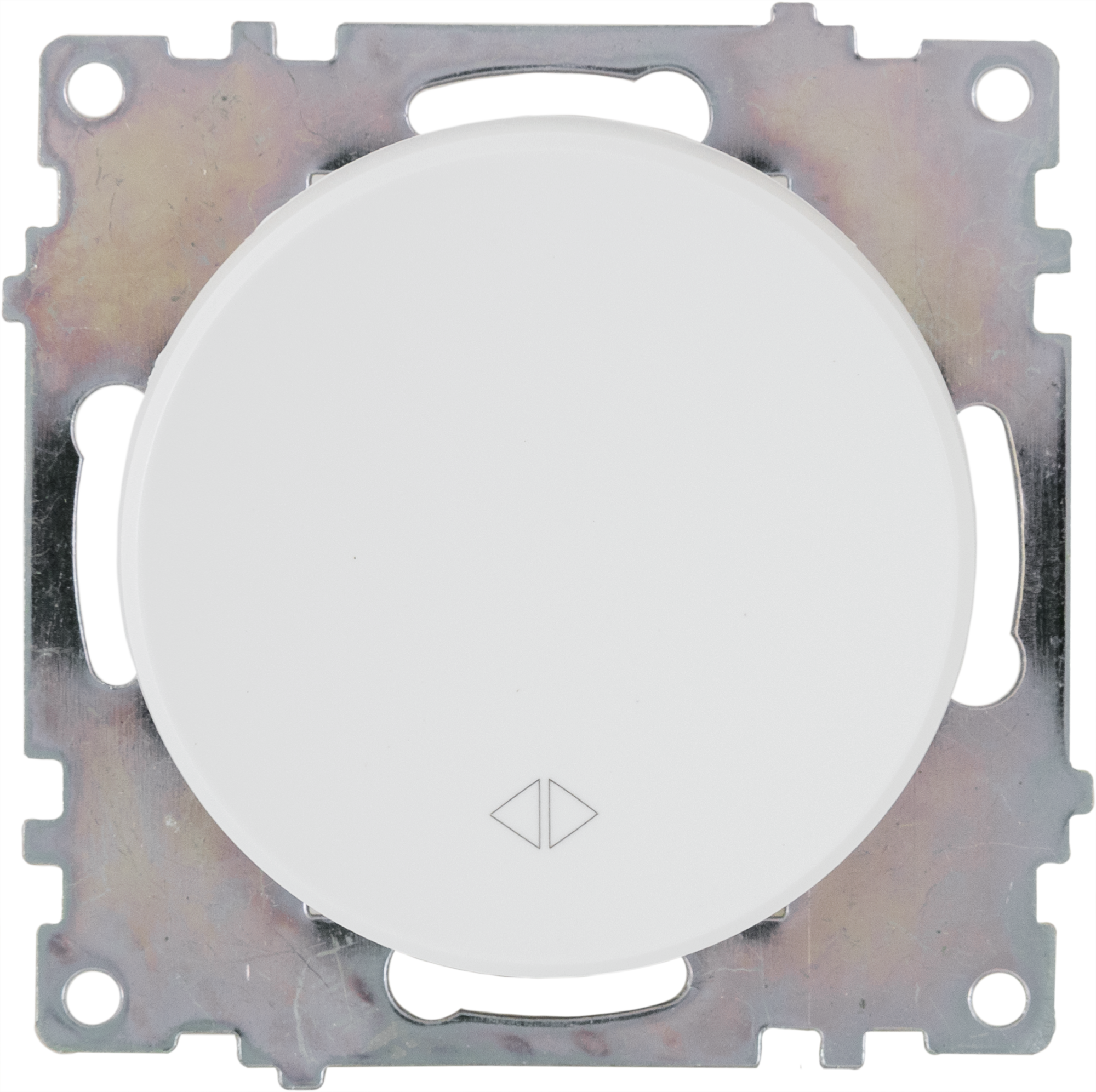 Выключатель перекрёстный встраиваемый Onekey Florence 1 клавиша, цвет белый