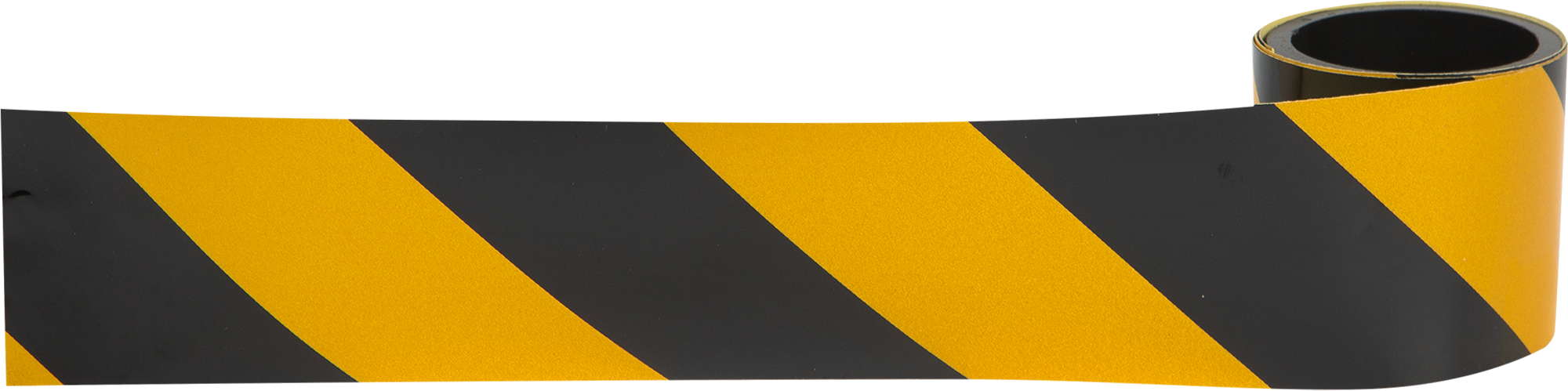 Лента светоотражающая самоклеящаяся 100x5 см цвет жёлто-чёрный