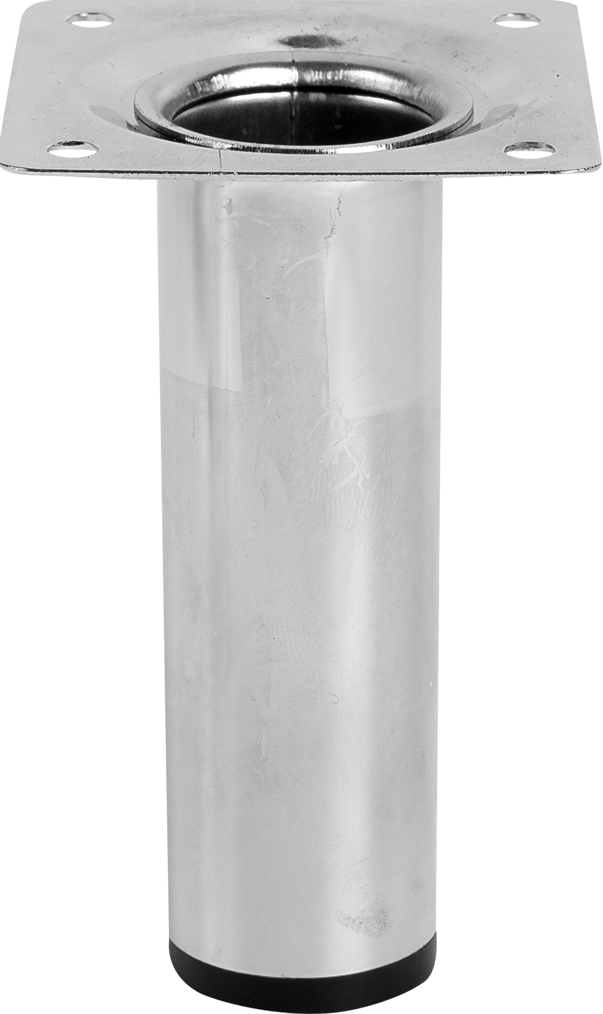 Ножка для мебели круглая ⌀30 мм высота 100 мм хром ️ купить по цене 125 ...