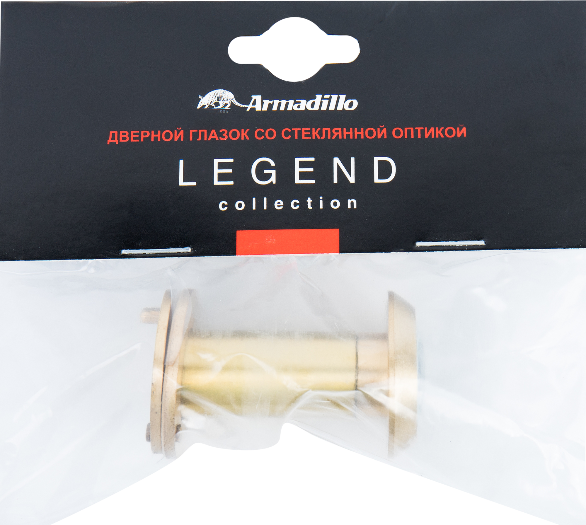 Глазок дверной Armadillo DVG1 16x35-60 мм латунь цвет матовое золото - 3