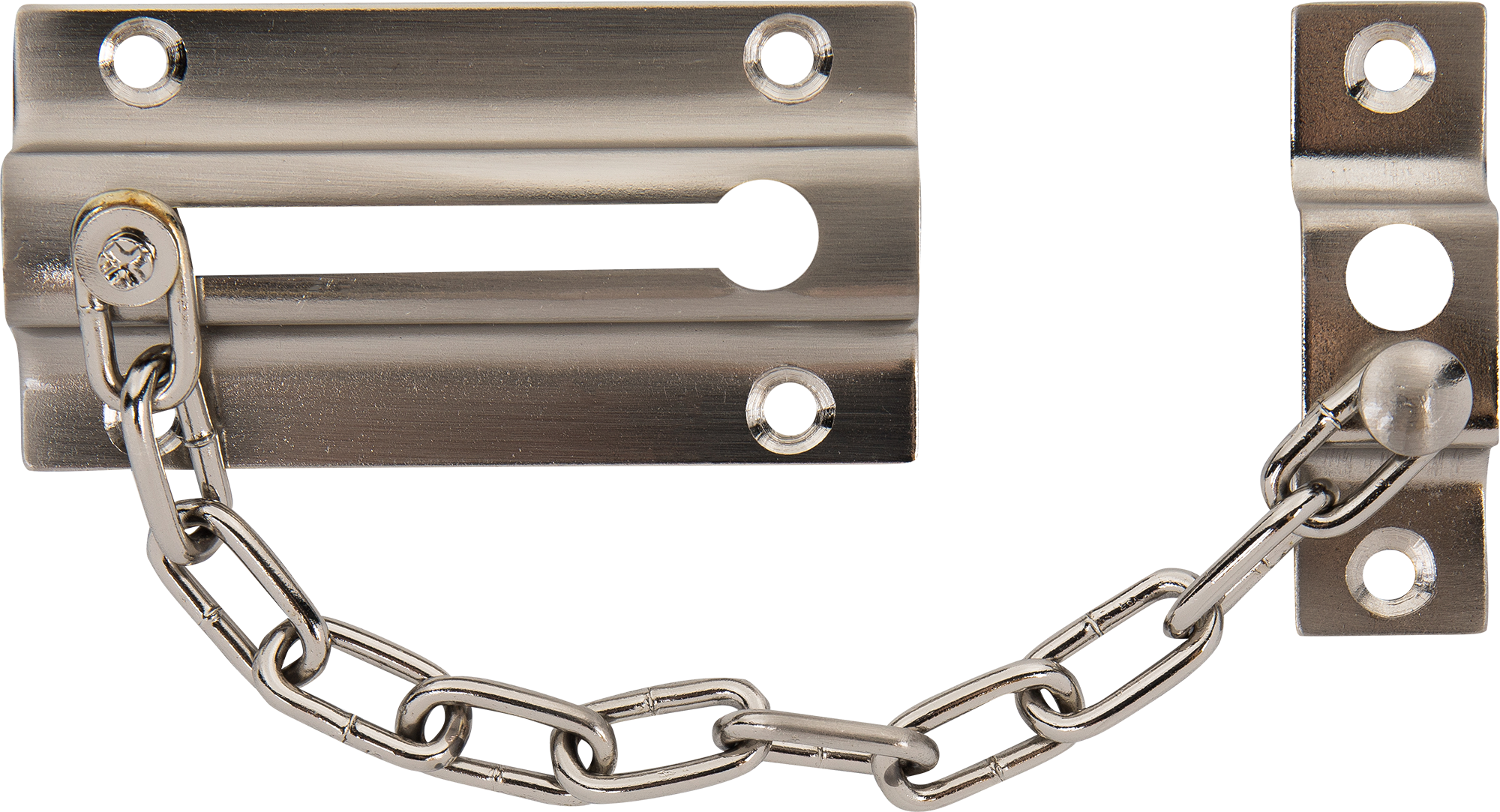 Цепочки дверные 60x110 мм цвет никель