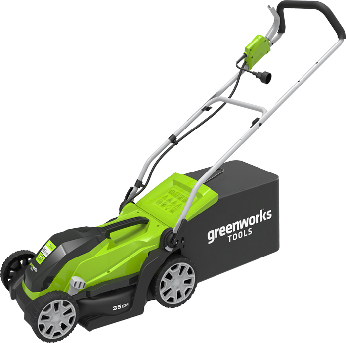 Изображение товара Газонокосилка электрическая Greenworks GLM1035, 1000 Вт