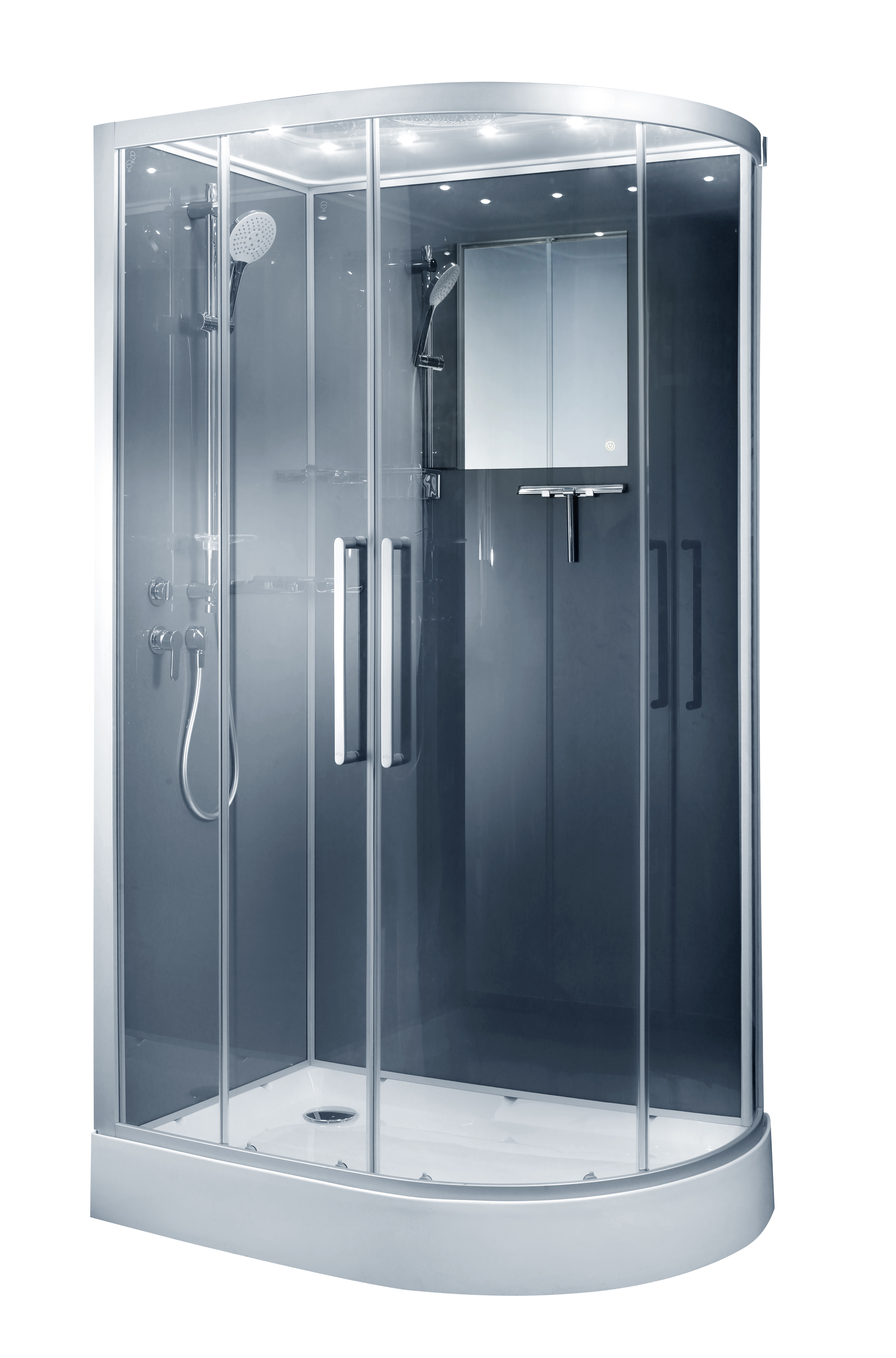 Изображение товара Душевая кабина Titan левая низкий поддон 120x80 см