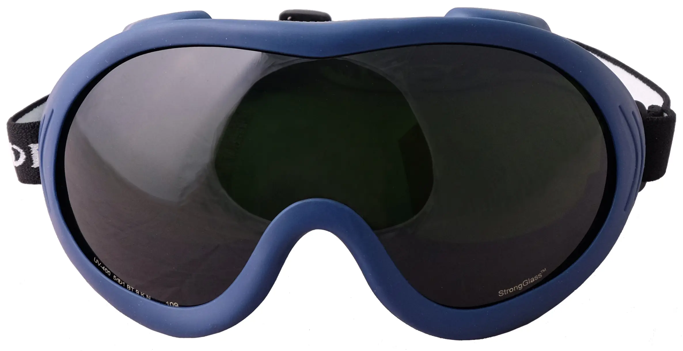 Очки для газосварки закрытые Krafter Spark 5PC черные с защитой от запотевания и царапин